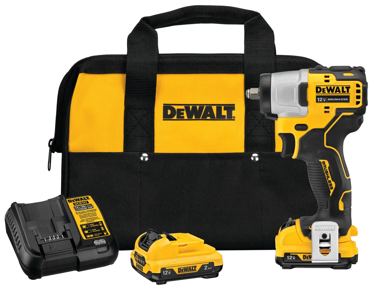 12V MAX 3/8-in Brushless Impact Wrench Kit