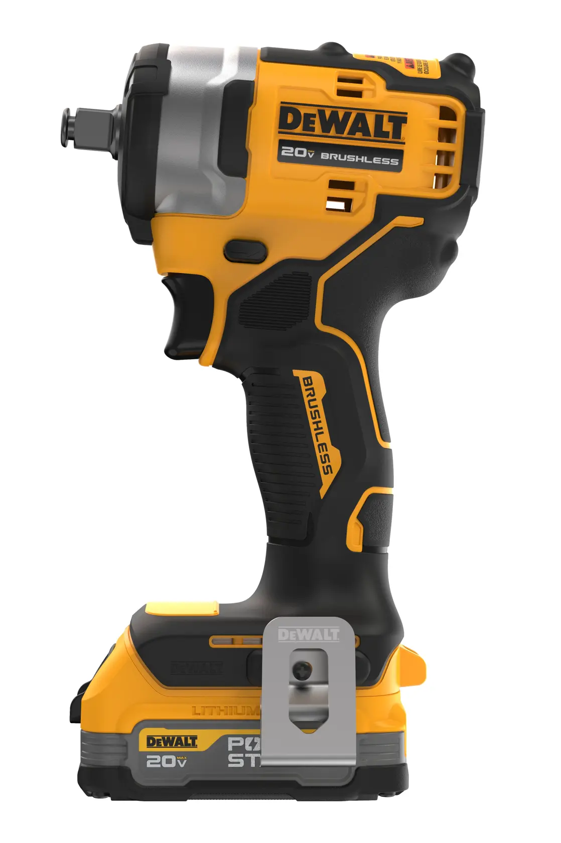 impact wrench on white profile view