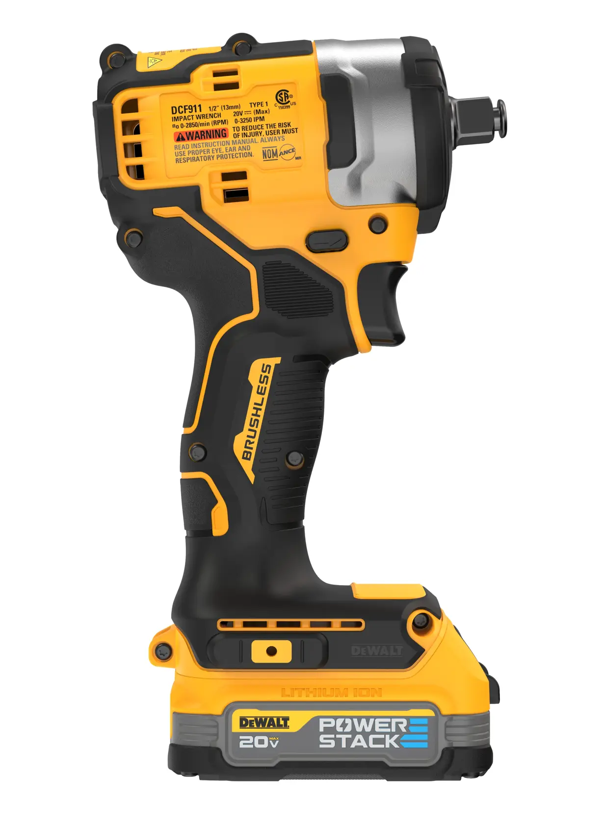 DEWALT® 20v MAX* 1/2“ Impact Wrench With Hog Ring Anvil Kit thumbnail 4