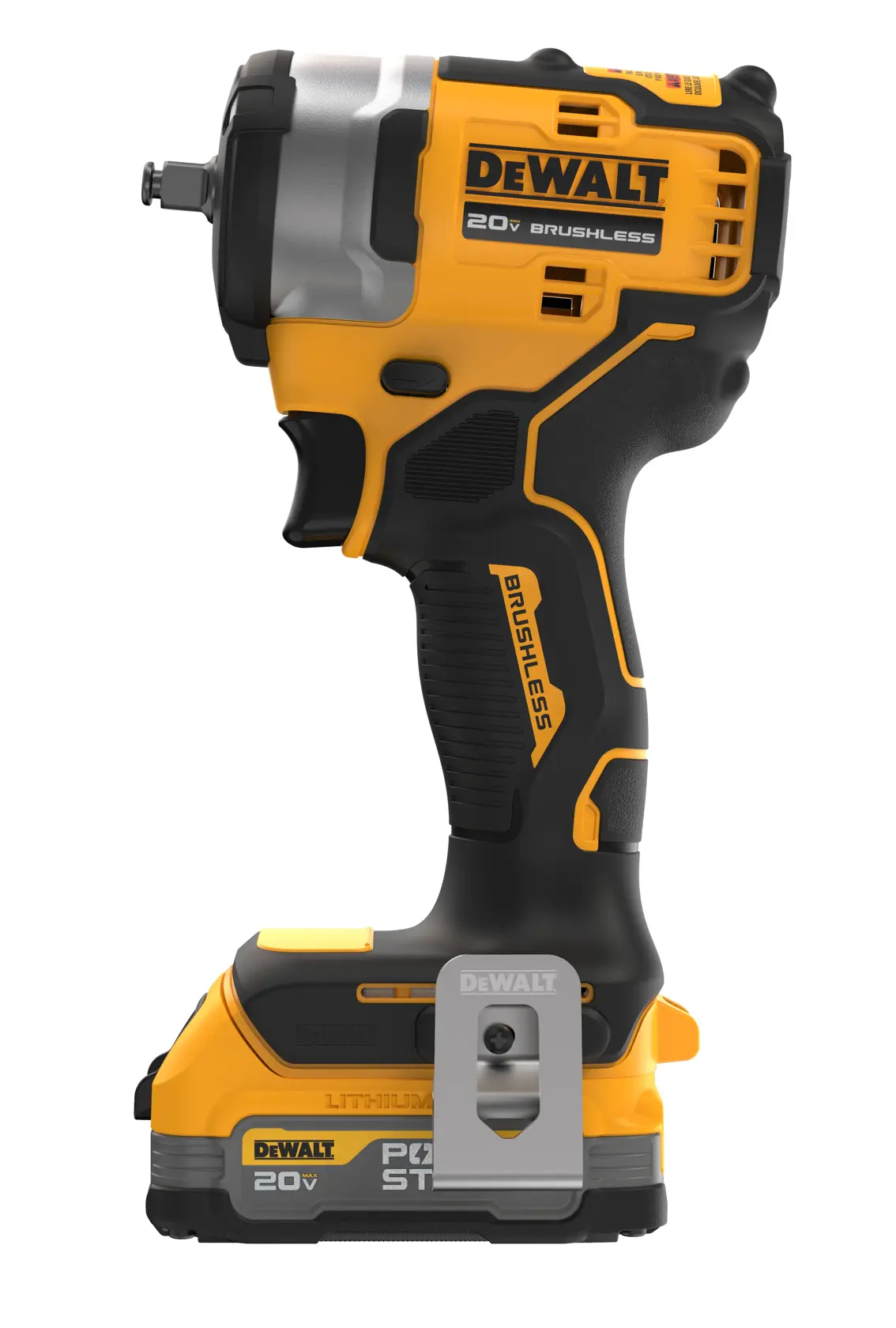 impact wrench on white profile view