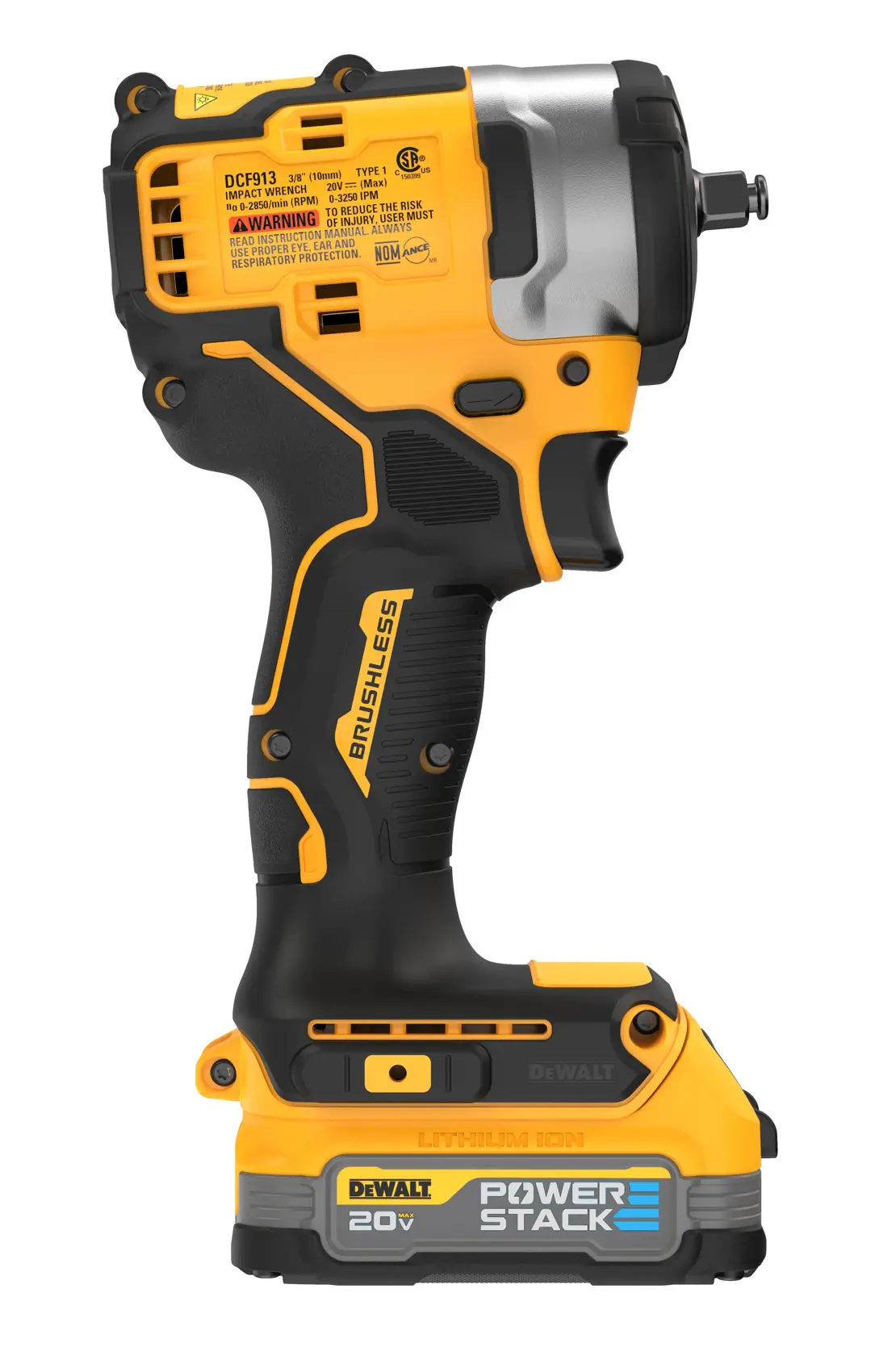 DEWALT® 20v MAX* 3/8“ Impact Wrench With Hog Ring Anvil Kit thumbnail 4