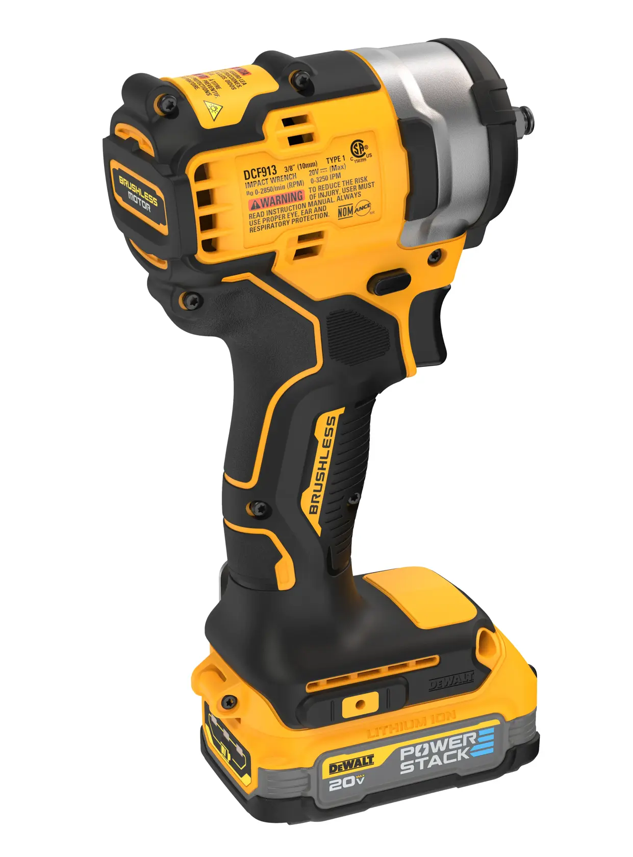 DEWALT® 20v MAX* 3/8“ Impact Wrench With Hog Ring Anvil Kit thumbnail 5