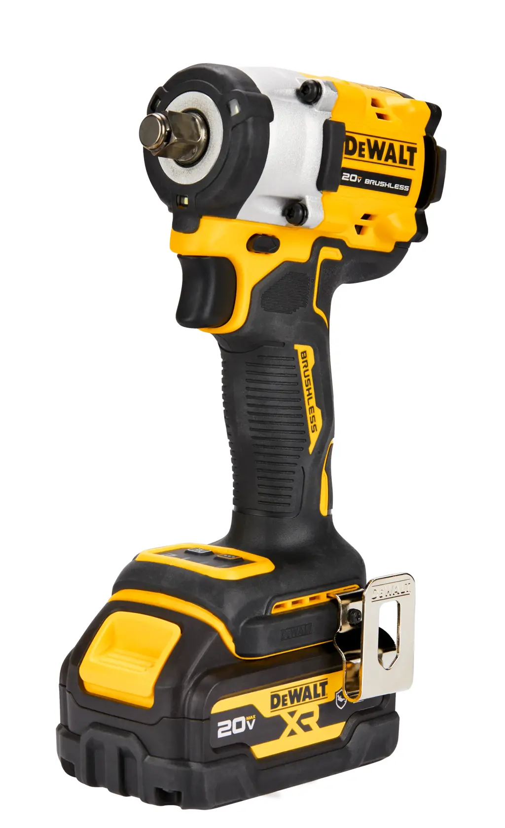 DEWALT® ATOMIC 20V MAX* 1/2 in Cordless Compact Impact Wrench With Hog Ring Anvil Kit