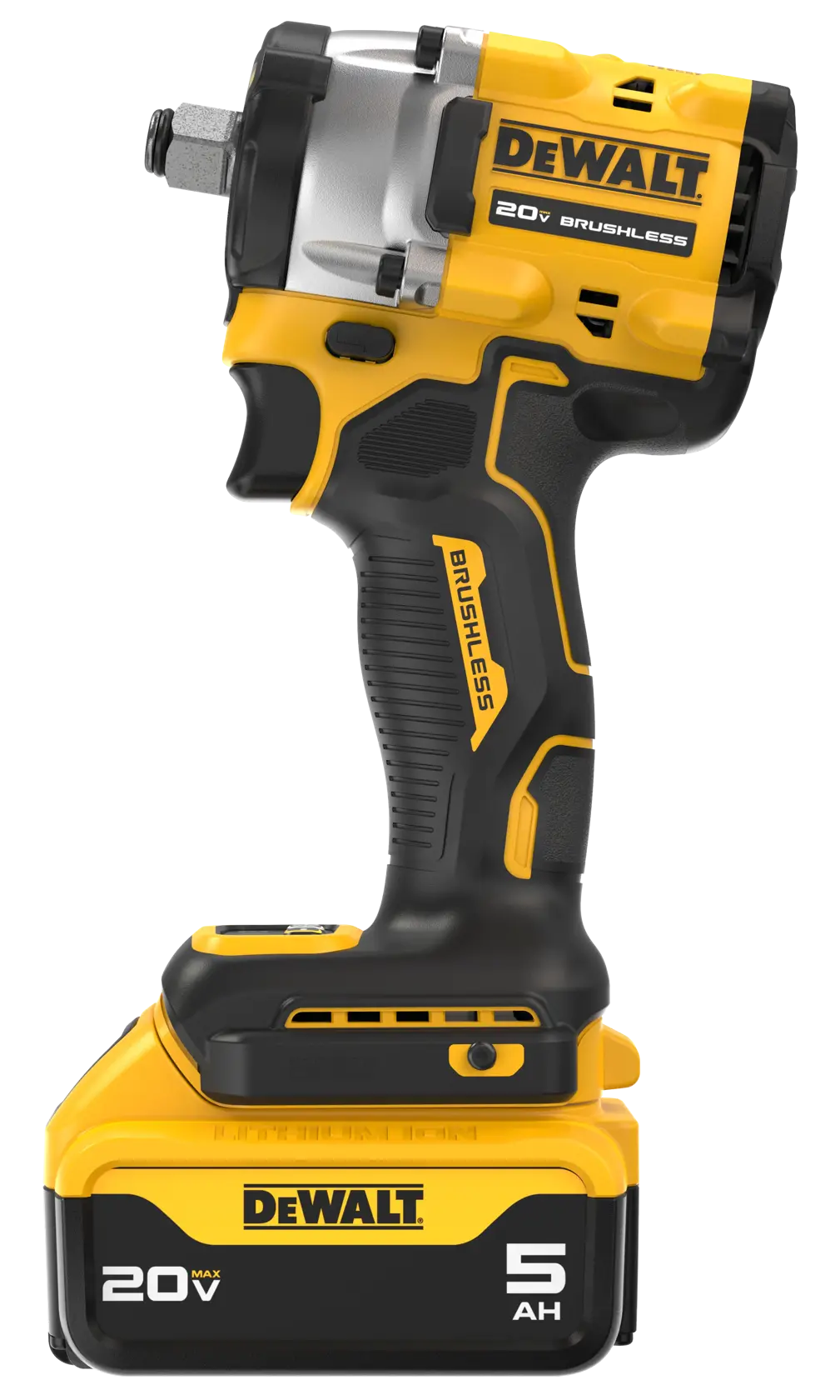 DEWALT® ATOMIC 20V MAX* 1/2-in. Cordless Impact Wrench with Hog Ring Anvil Kit