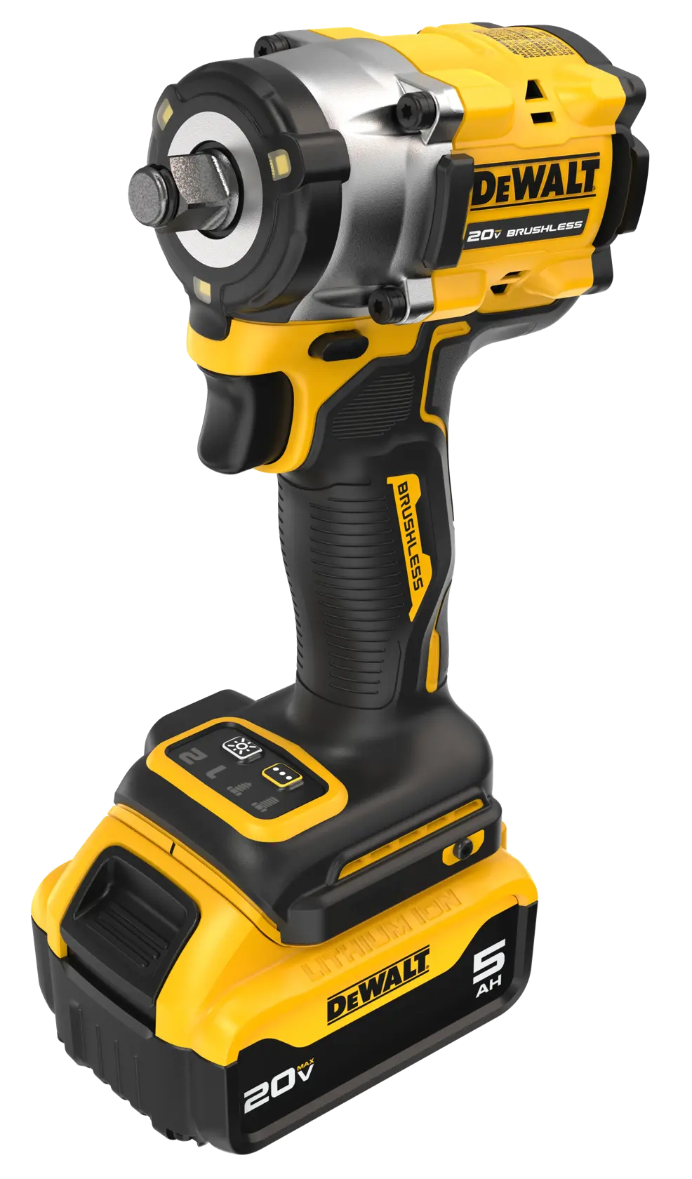 DEWALT® ATOMIC 20V MAX* 1/2-in. Cordless Impact Wrench with Hog Ring Anvil Kit