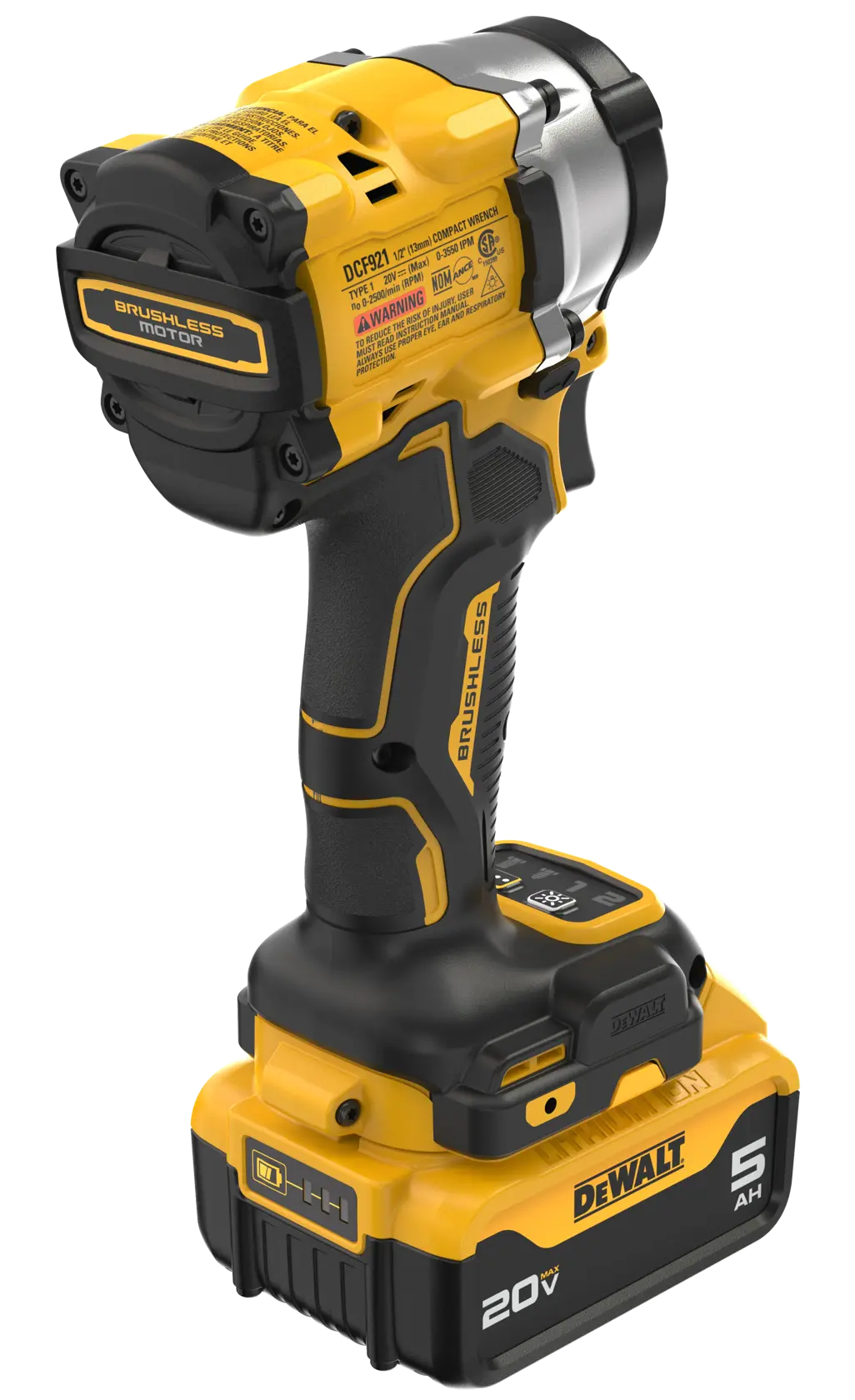 DEWALT® ATOMIC 20V MAX* 1/2-in. Cordless Impact Wrench with Hog Ring Anvil Kit thumbnail 5