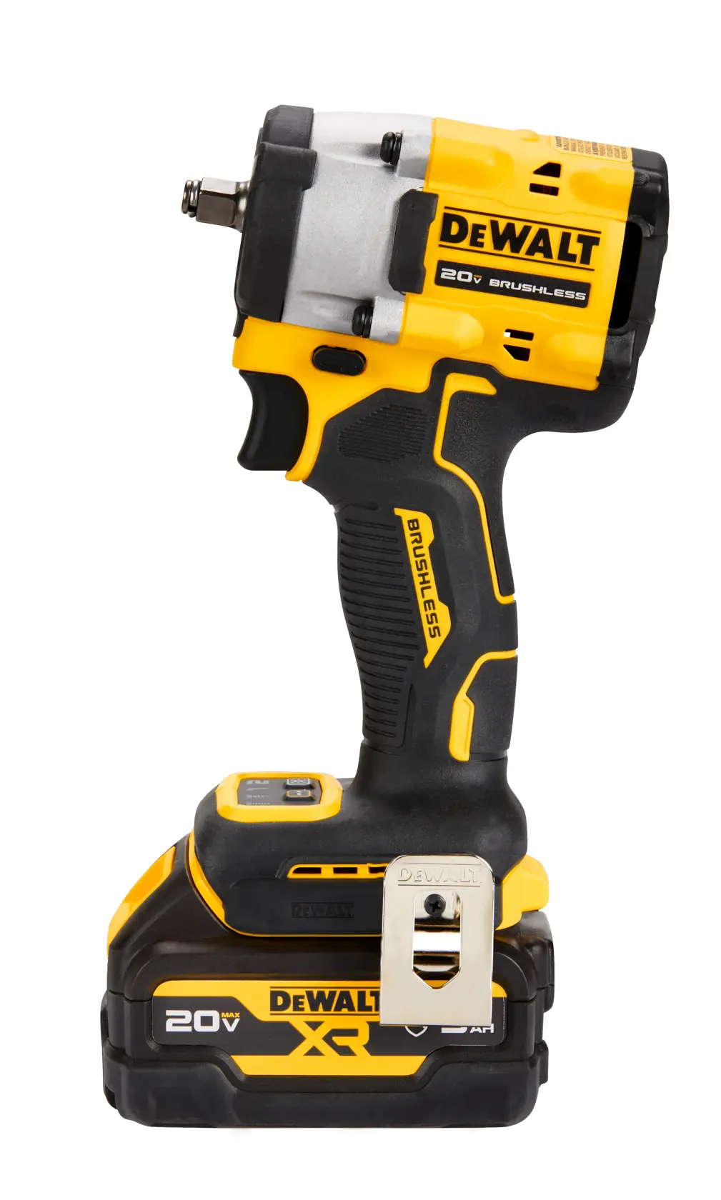 DEWALT® ATOMIC 20V MAX* 3/8 in Cordless Compact Impact Wrench With Hog Ring Anvil Kit