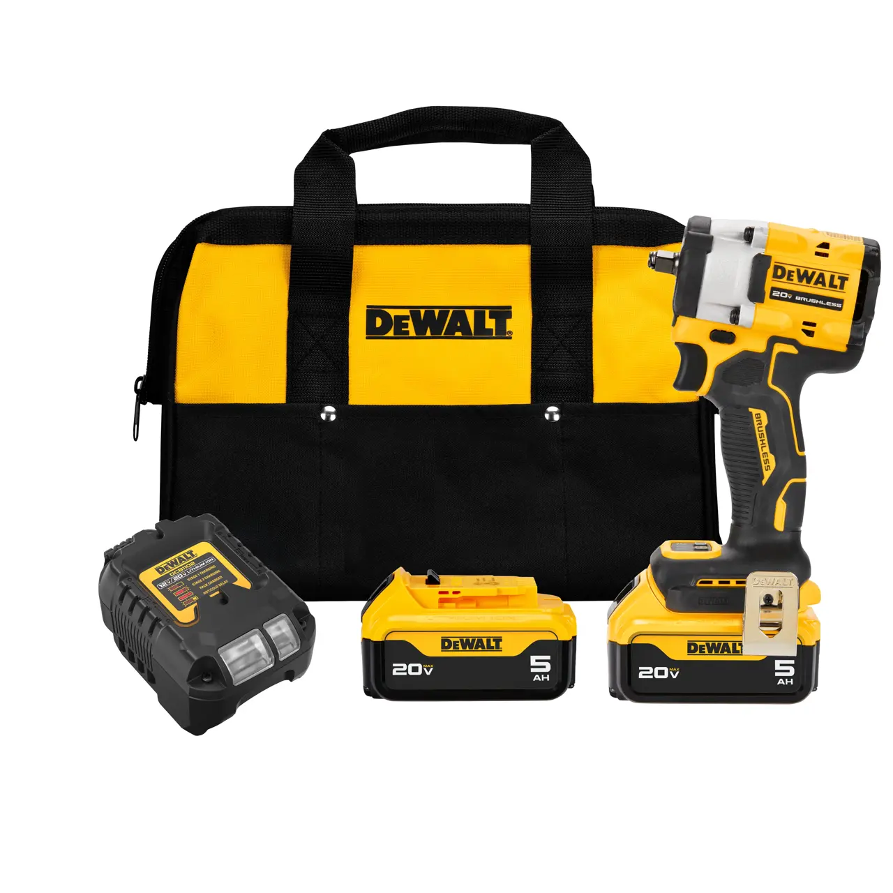 ATOMIC 20V MAX 3/8-in Cordless Impact Wrench With Hog Ring Anvil Kit