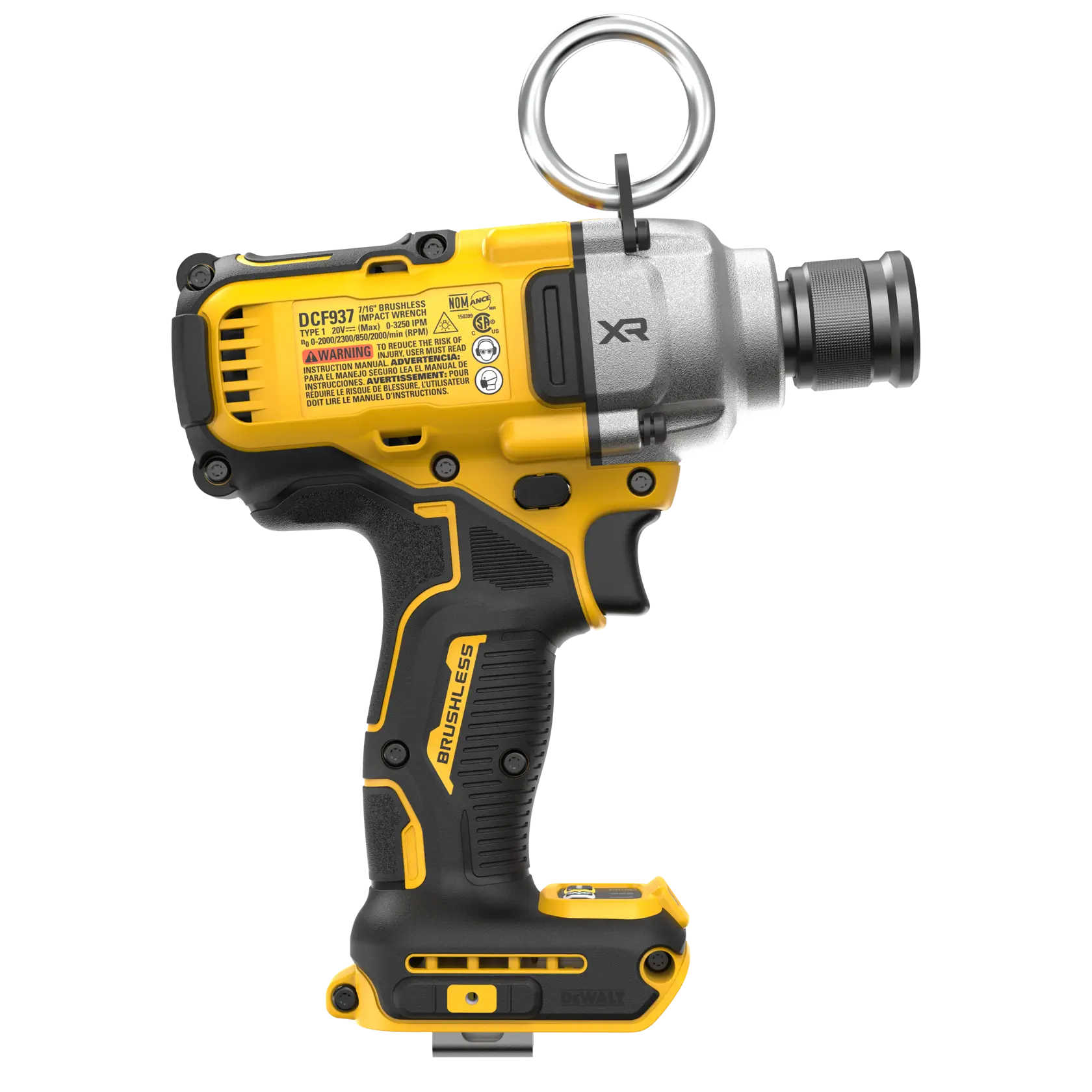DEWALT® 20V MAX* XR® 7/16-in. Brushless Cordless Impact Wrench (Tool Only) thumbnail 4