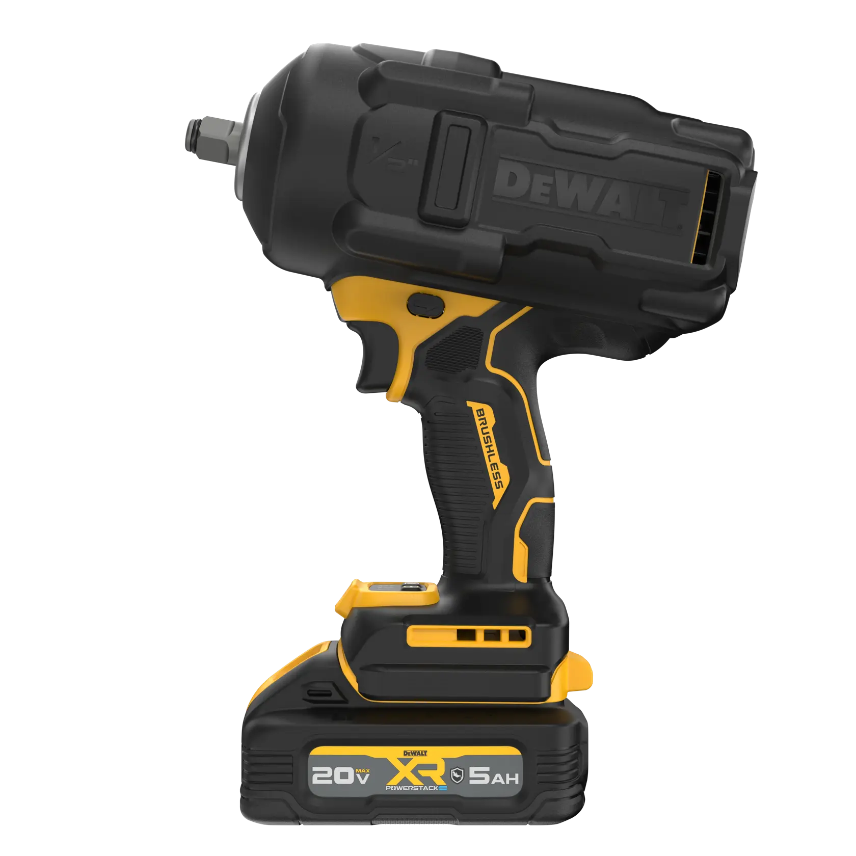 DEWALT® 20V MAX* XR® Brushless Cordless 1/2 In High Torque Impact Wrench with Hog Ring Anvil Kit thumbnail 6