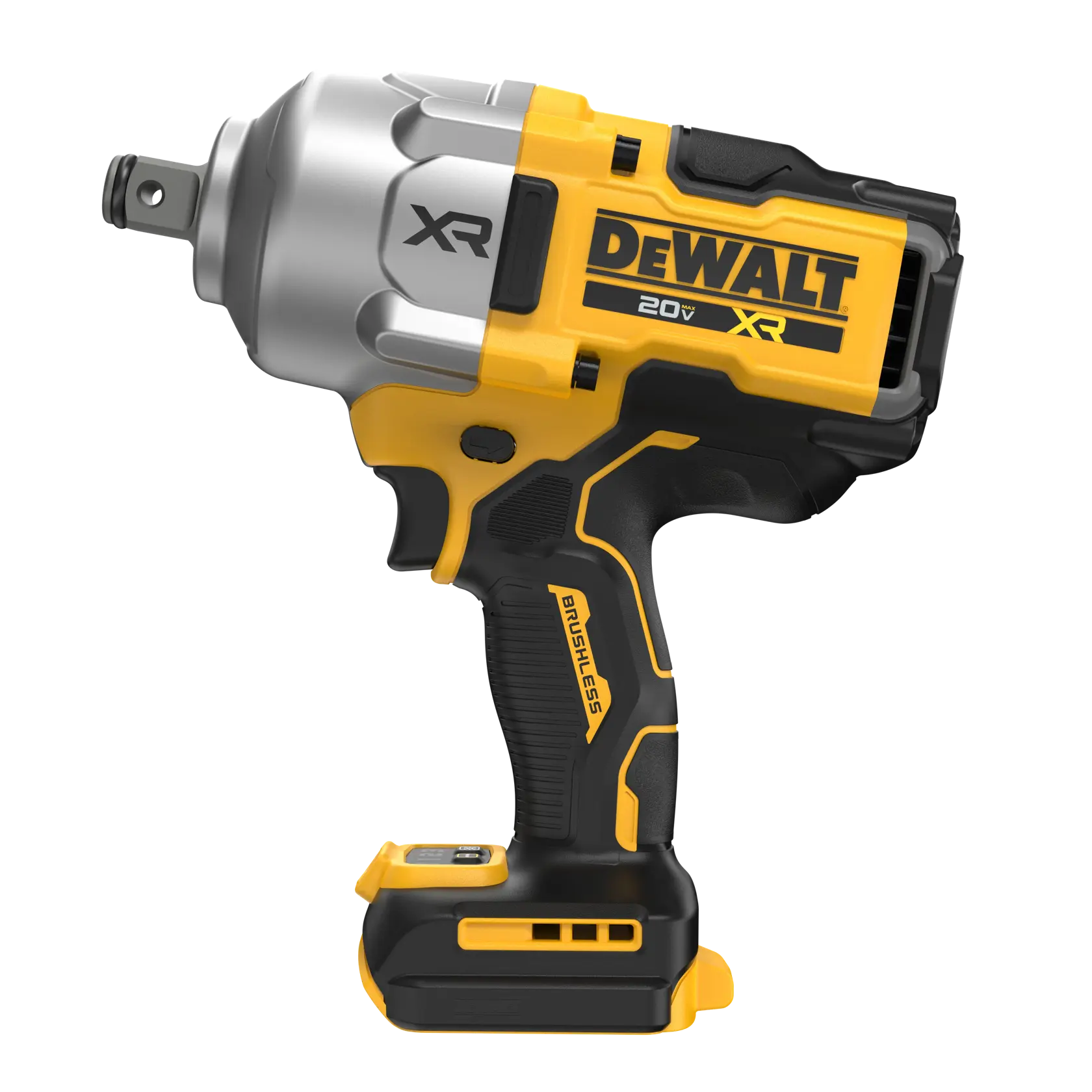 DEWALT 20V MAX XR® High Torque 3/4“ Impact Wrench front side flat view (Tool Only)