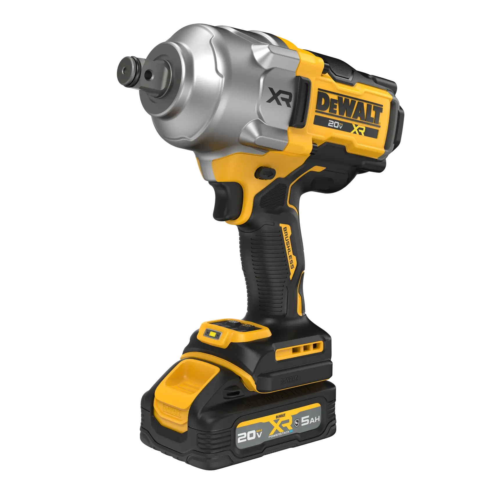 DEWALT® 20V MAX* XR® Brushless Cordless 3/4-in. High Torque Impact Wrench With Hog Ring Anvil Kit