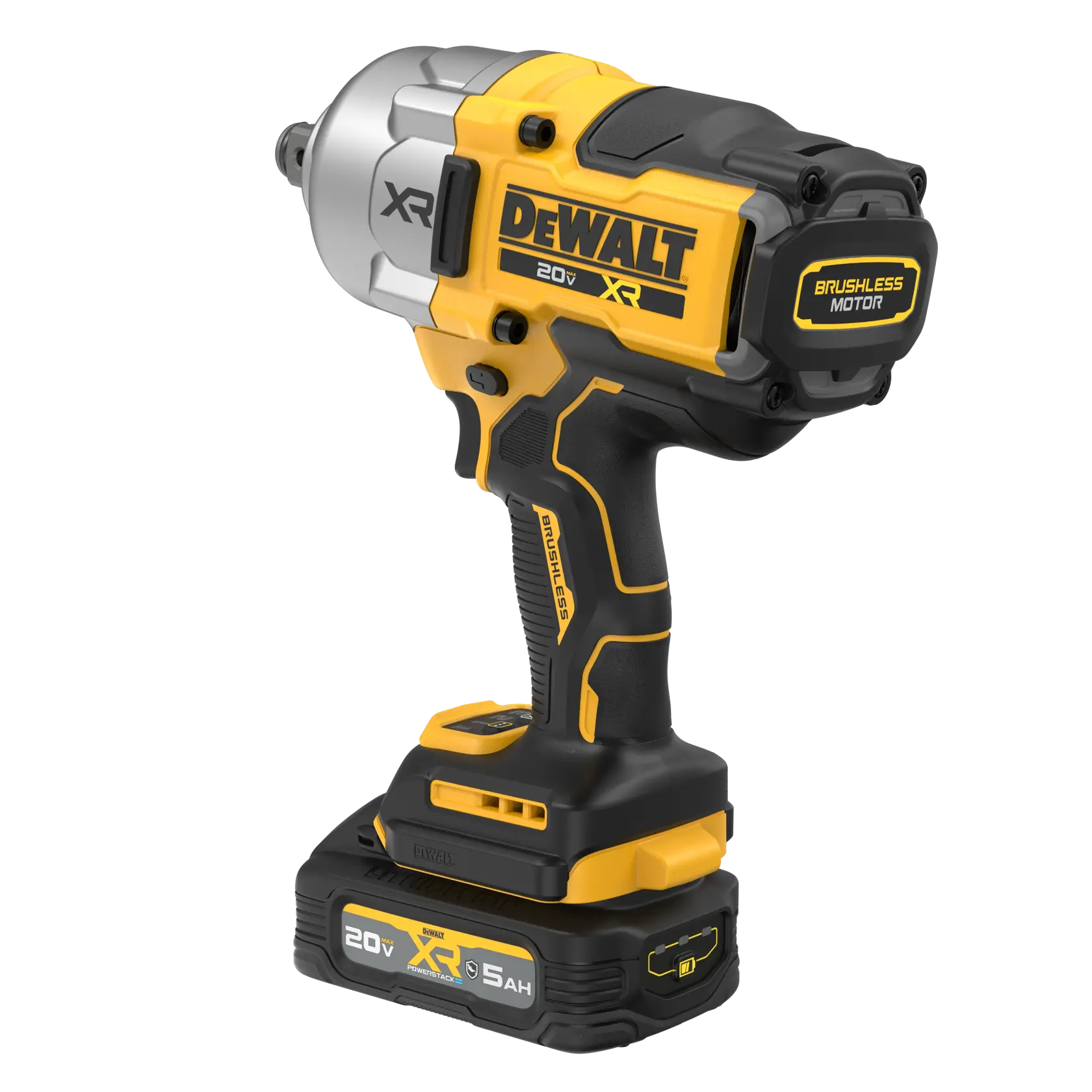 DEWALT® 20V MAX* XR® Brushless Cordless 3/4-in. High Torque Impact Wrench With Hog Ring Anvil Kit thumbnail 5