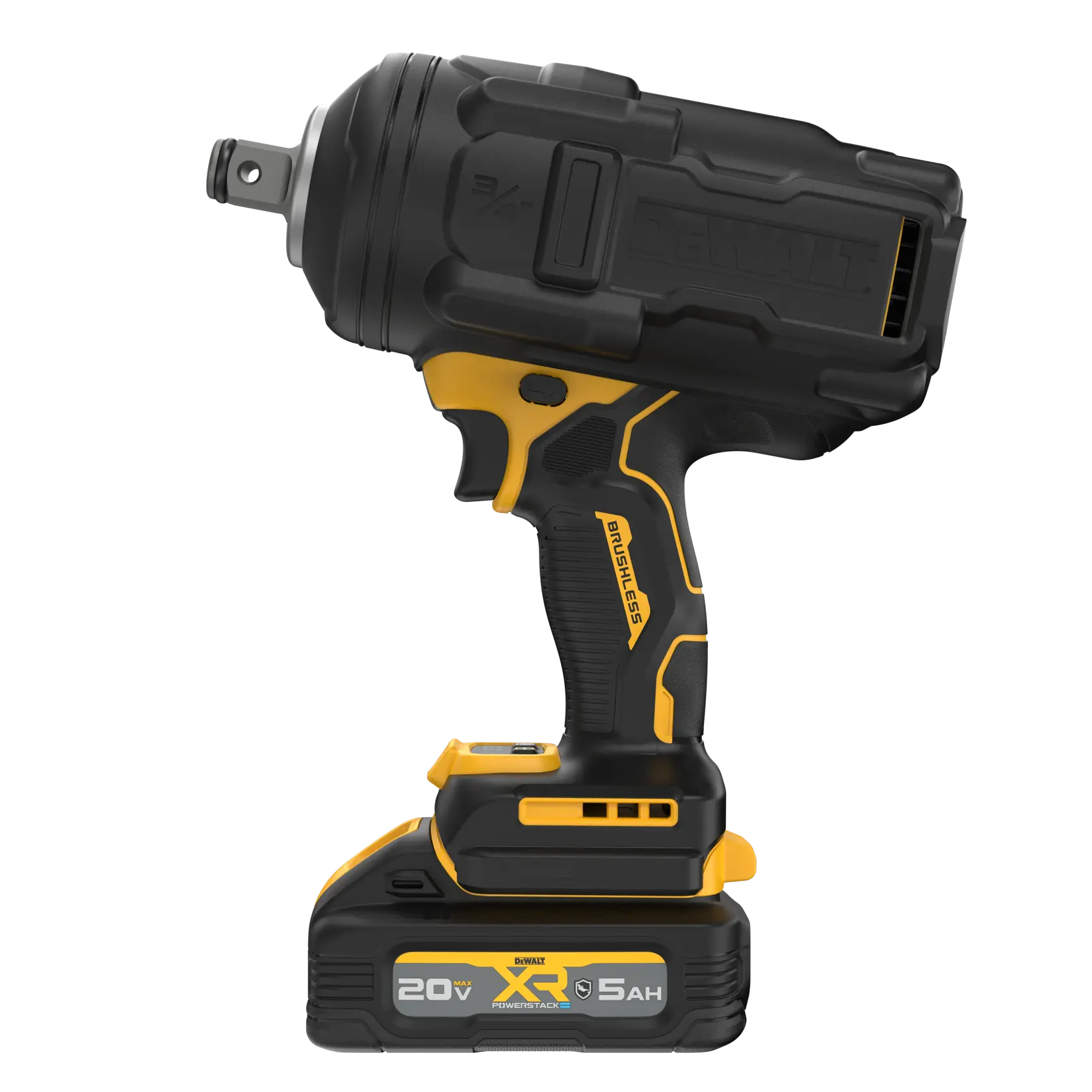 DEWALT® 20V MAX* XR® Brushless Cordless 3/4-in. High Torque Impact Wrench With Hog Ring Anvil Kit thumbnail 6