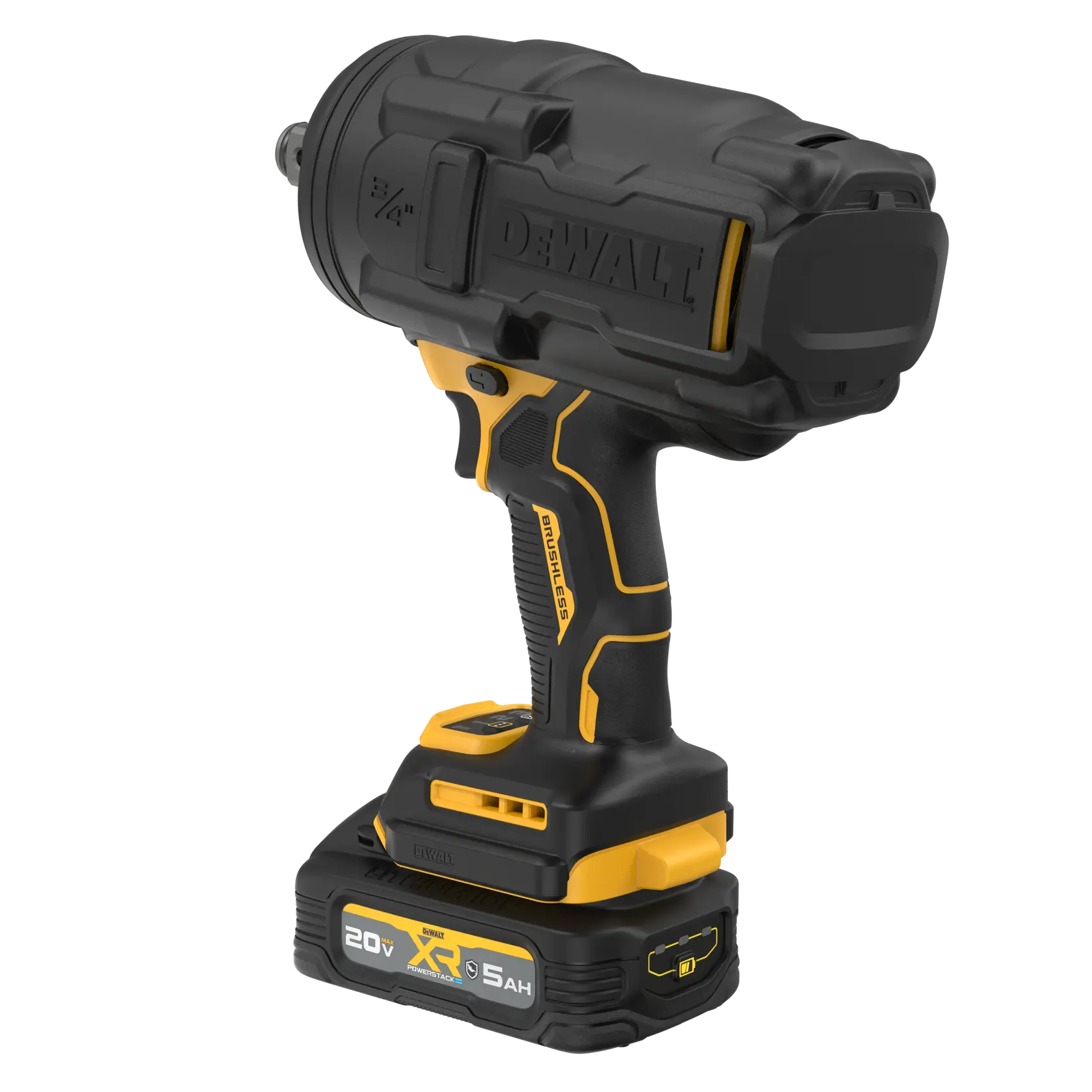 DEWALT® 20V MAX* XR® Brushless Cordless 3/4-in. High Torque Impact Wrench With Hog Ring Anvil Kit thumbnail 8