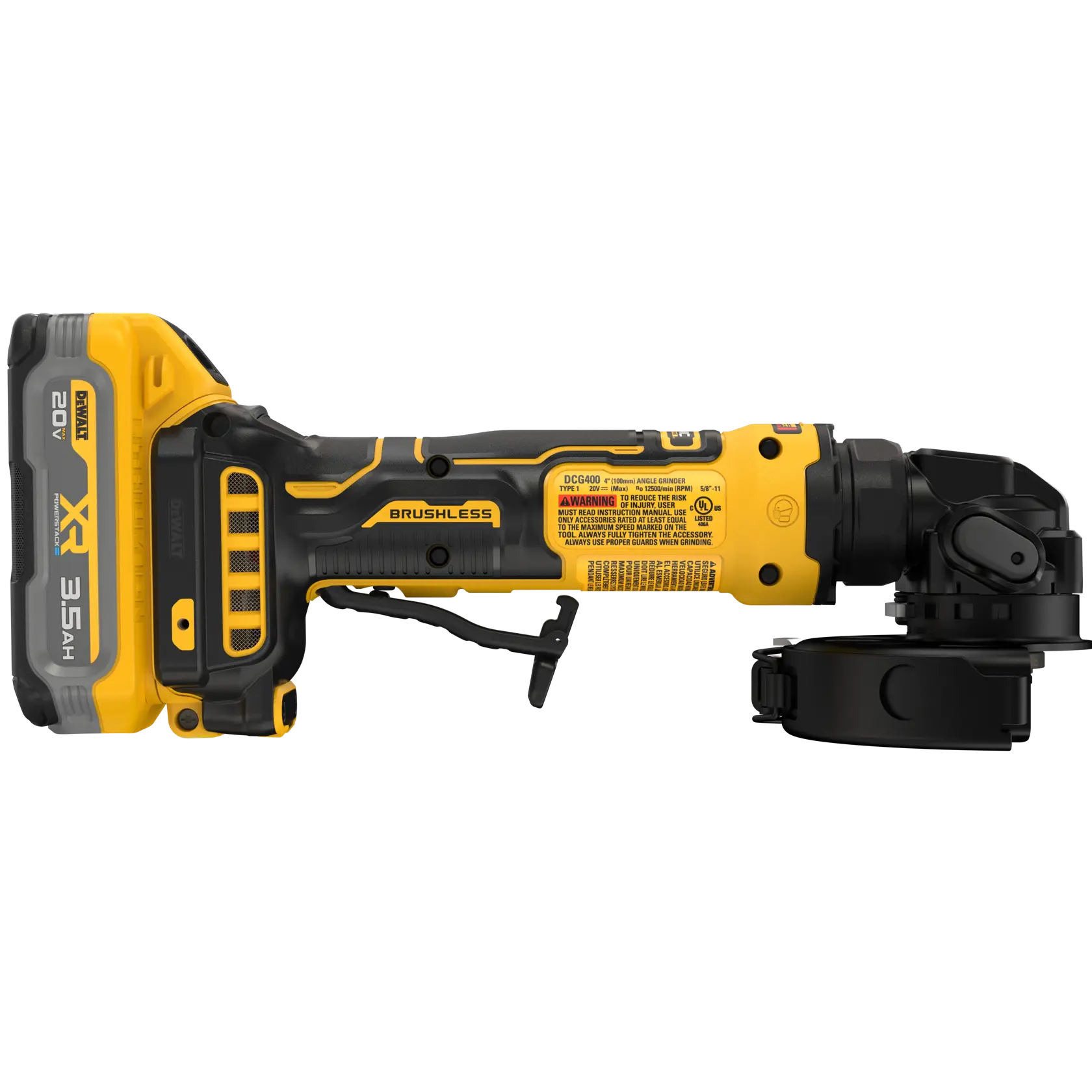 DEWALT® ATOMIC™ 20V MAX* 4-in. Angle Grinder Kit thumbnail 4