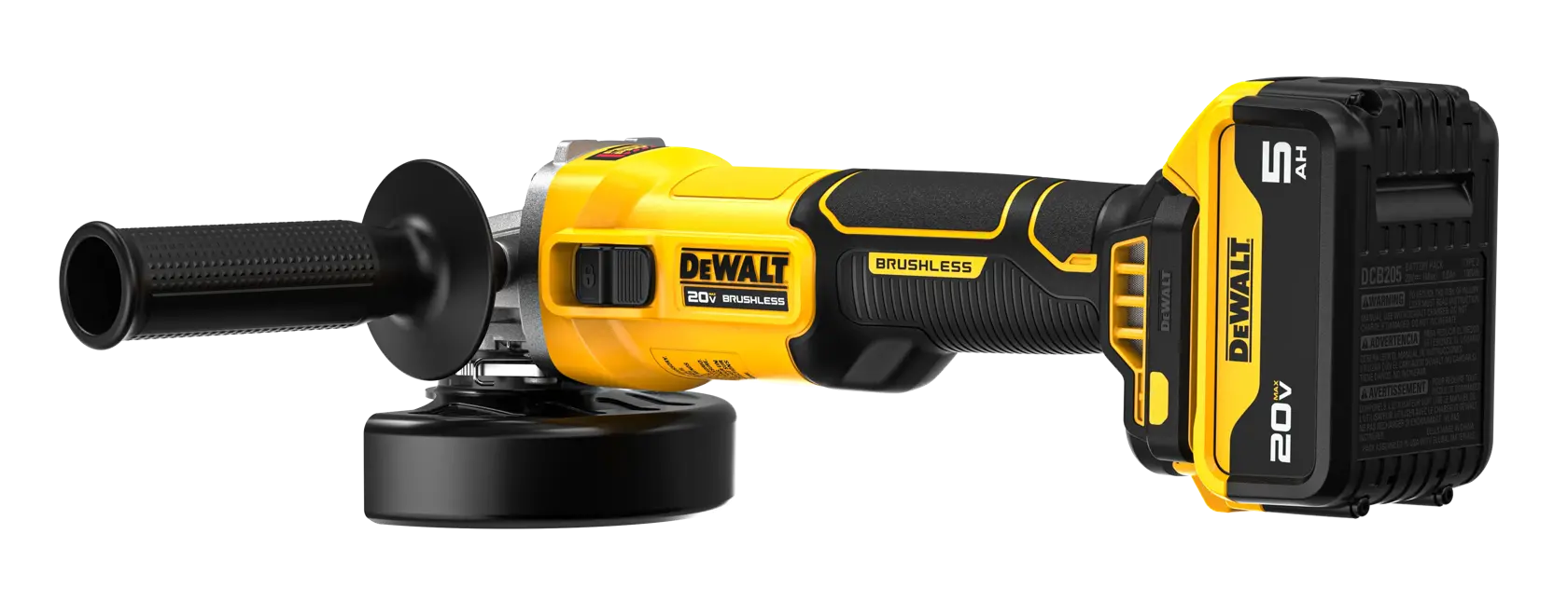DEWALT® 20V MAX* Brushless Cordless 4-1/2-in. Slide-Switch Grinder Kit thumbnail 4