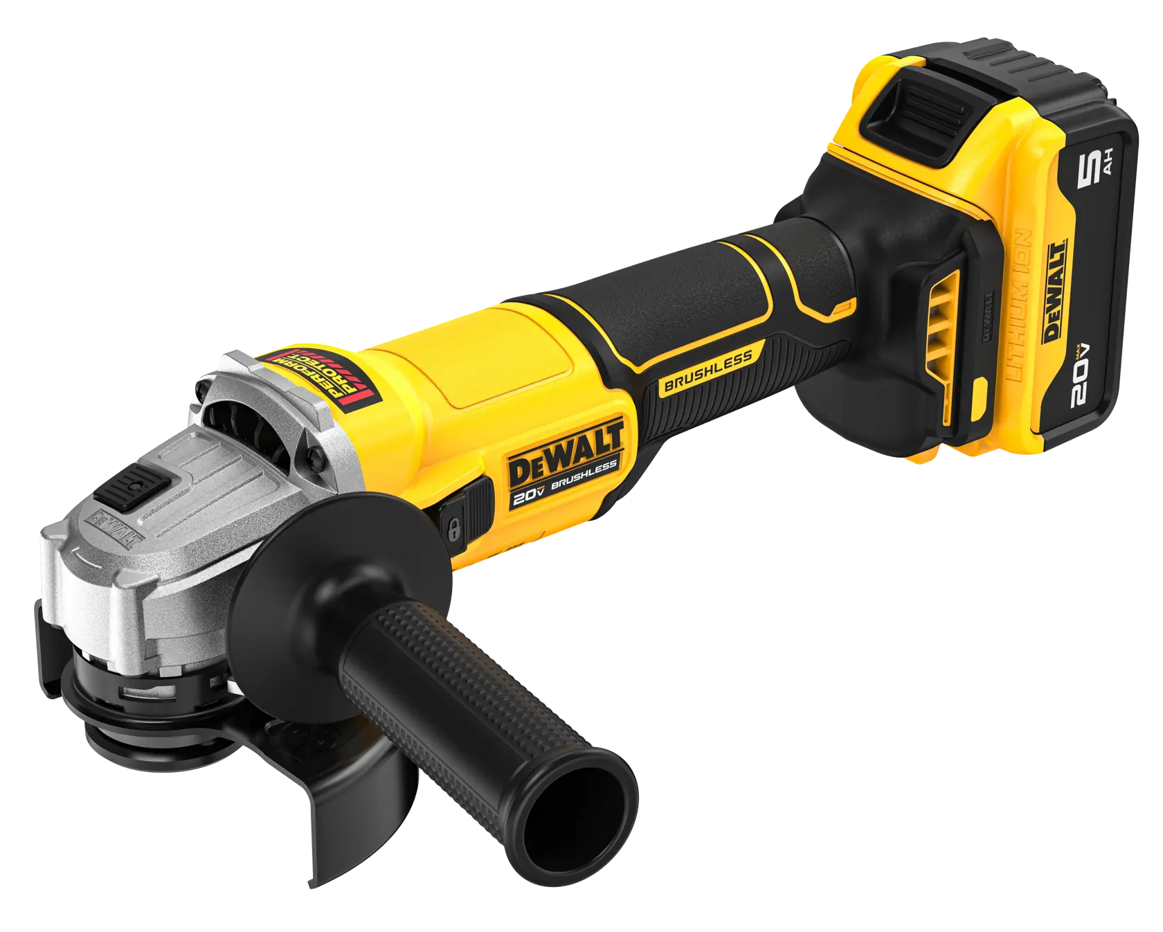 DEWALT® 20V MAX* Brushless Cordless 4-1/2-in. Slide-Switch Grinder Kit thumbnail 5