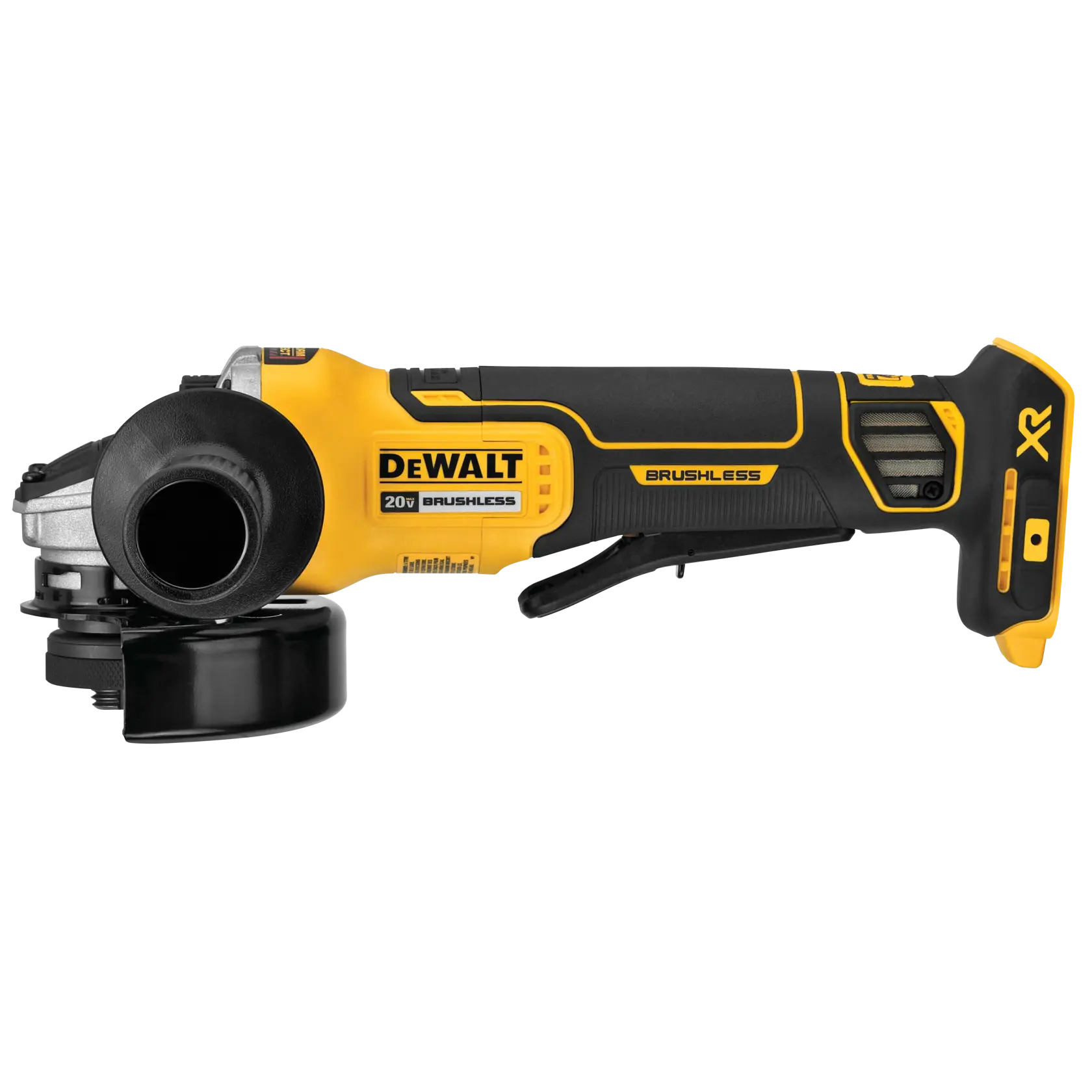 top view of the SMALL ANGLE GRINDER WITH KICKBACK BRAKE