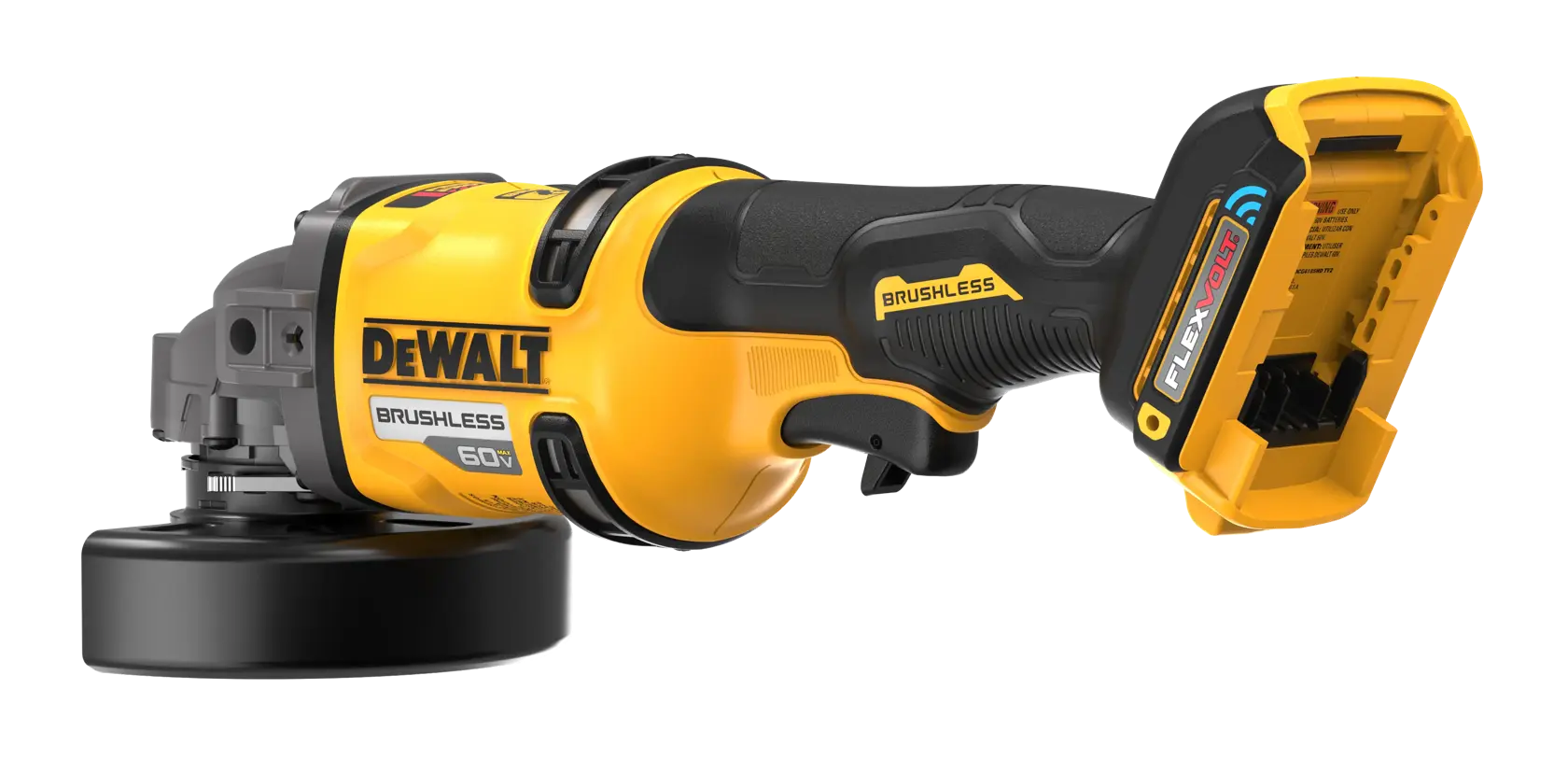 DEWALT® 60V MAX* 4-1/2-in. - 6-in. Side Handle Detect Grinder (Tool Only) thumbnail 4