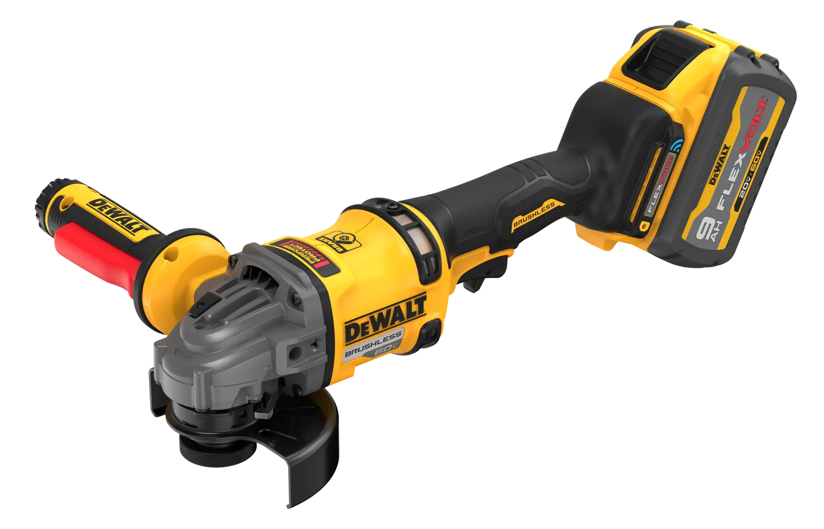 DEWALT® 60V MAX* 4-1/2-in. -  6-in. Side Handle Detect Grinder thumbnail 5