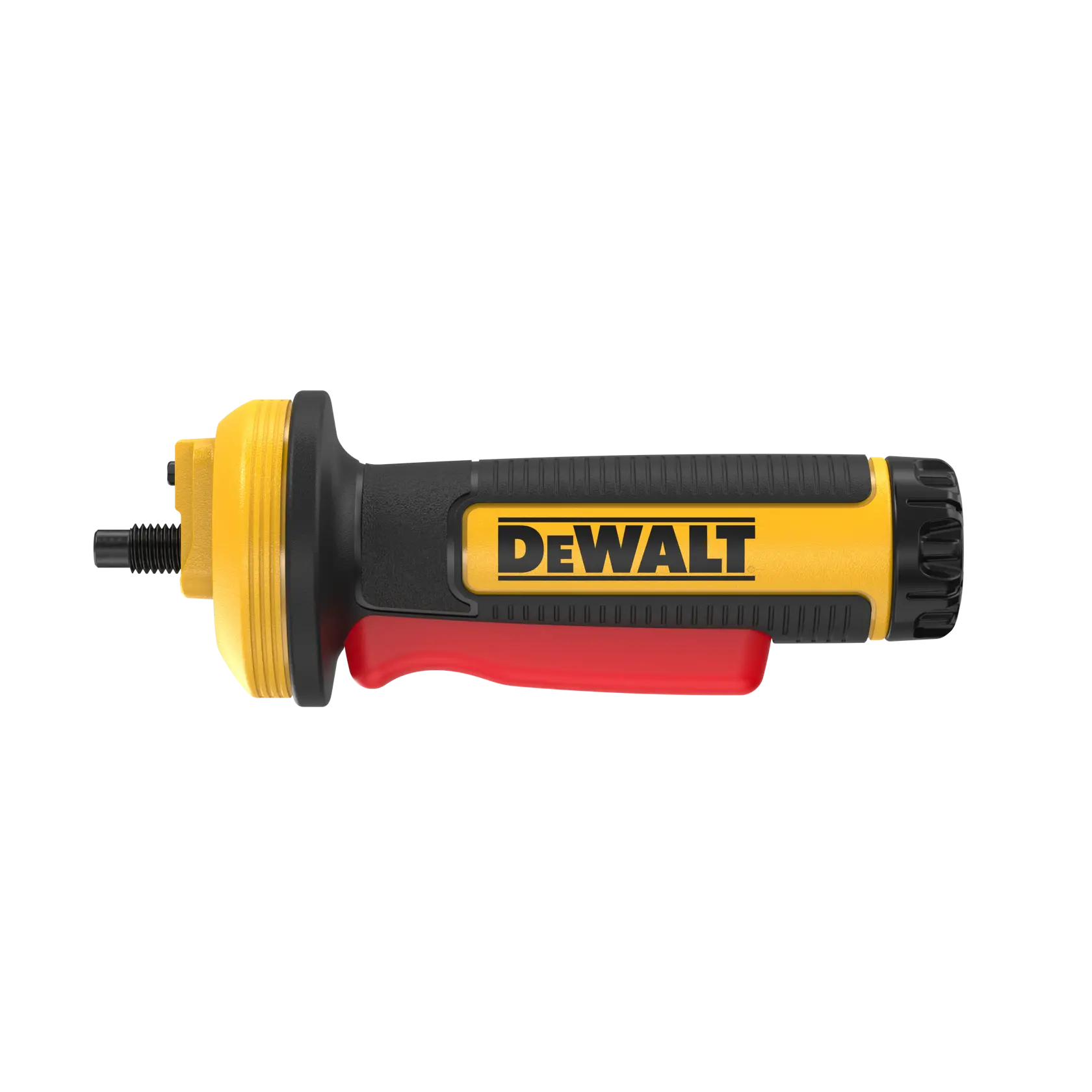 DEWALT Accessory Side Handle For DCG418SHD viewed from the front right side on white background