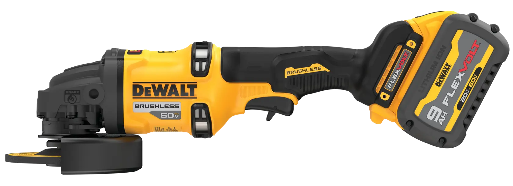 profile of 6 IN.CORDLESS GRINDER WITH KICKBACK BRAKE