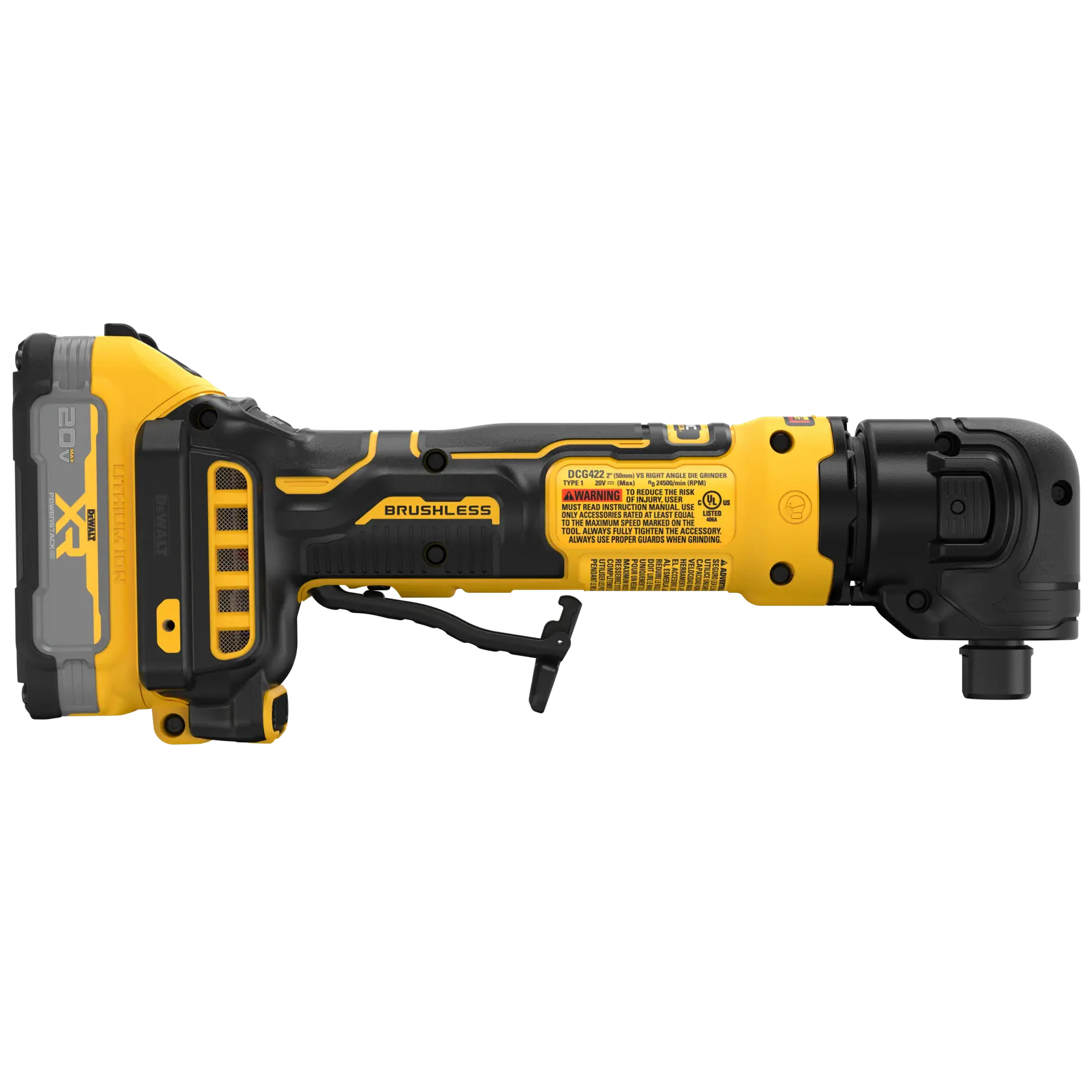 DEWALT® ATOMIC™ 20V MAX* Right Angle Die Grinder Kit thumbnail 4