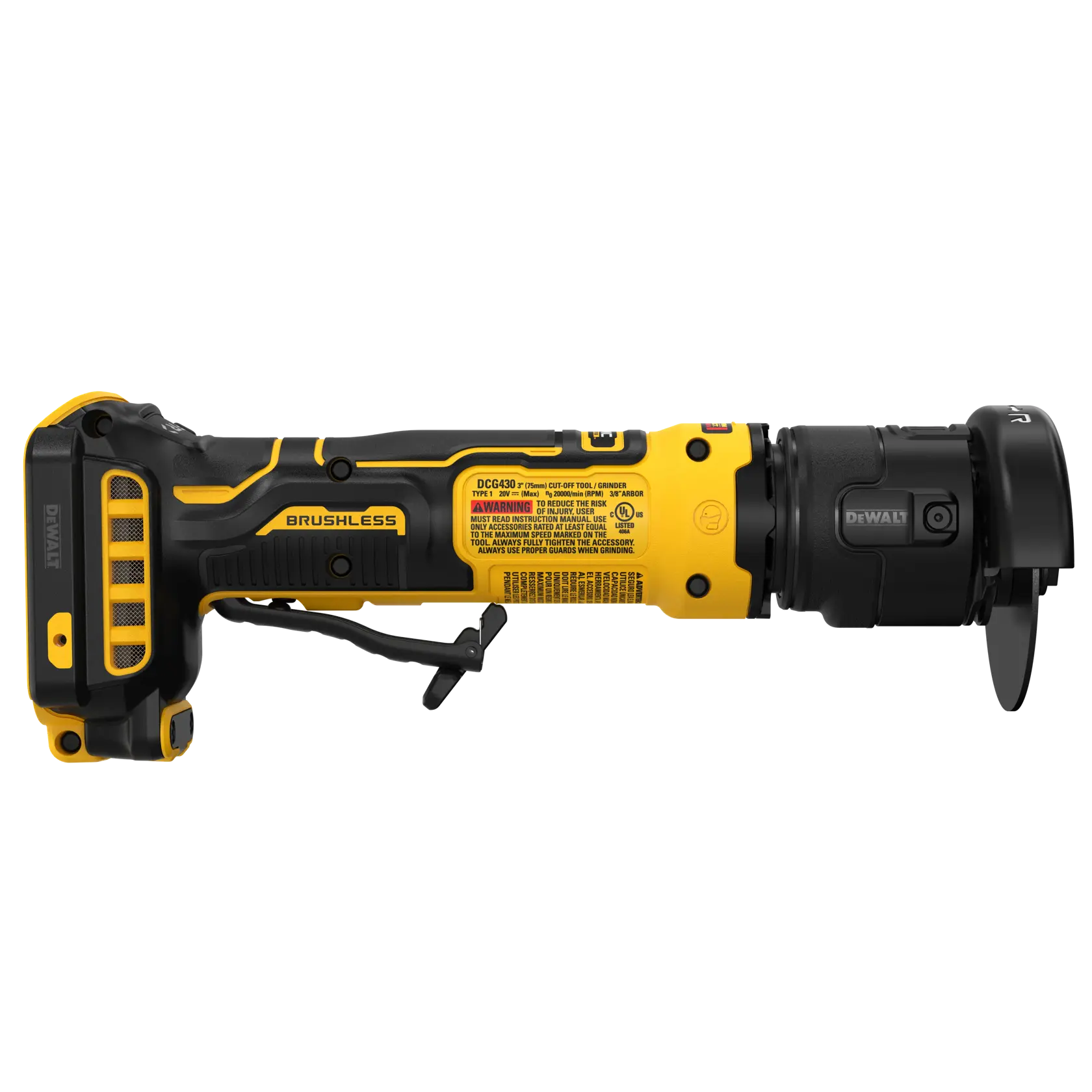 DEWALT® ATOMIC™ 20V MAX* 3 in. Cut-Off Tool (Tool Only) thumbnail 4