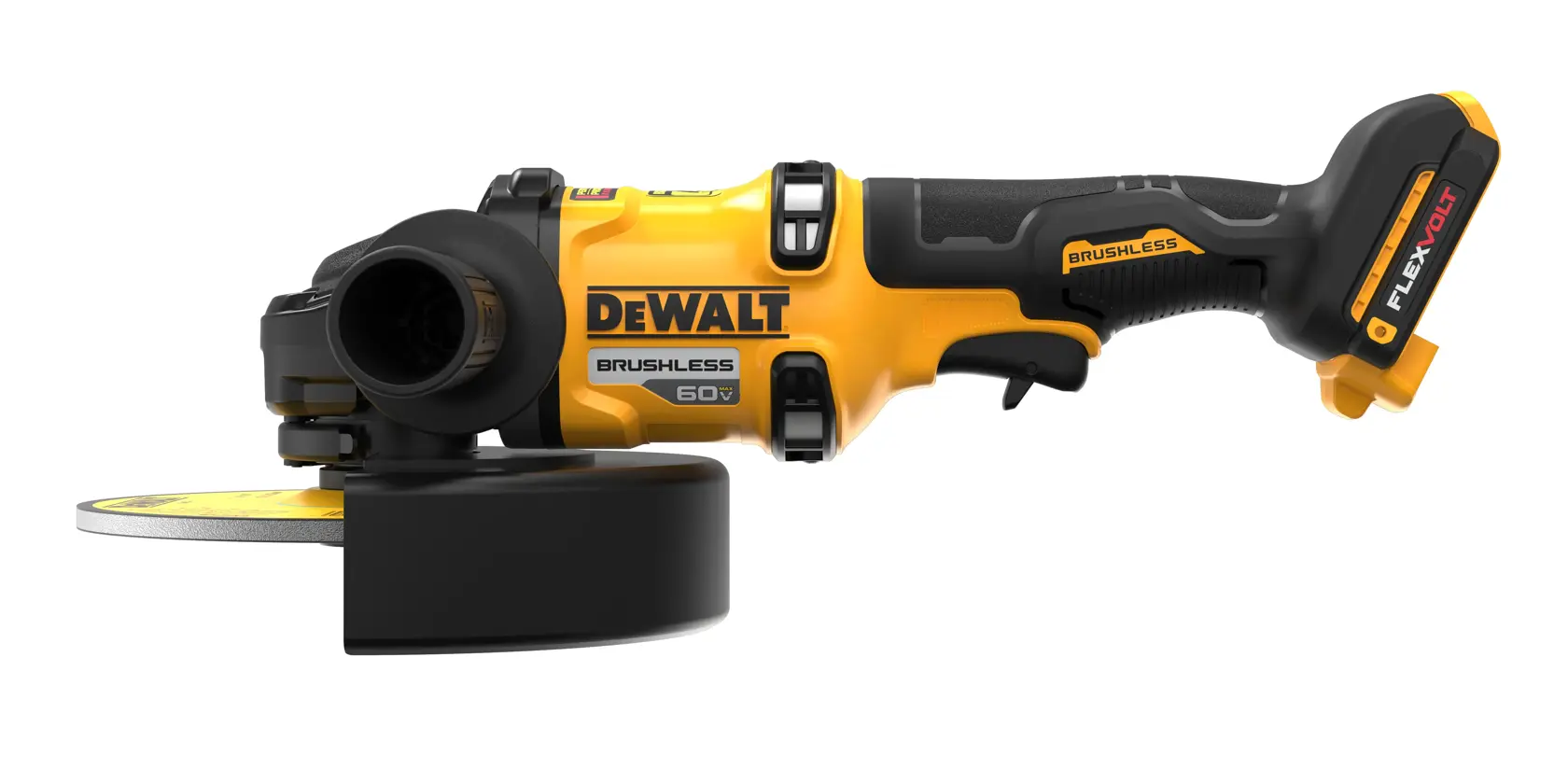 7 INCH BRUSHLESS CORDLESS GRINDER WITH KICK BACK BRAKE.