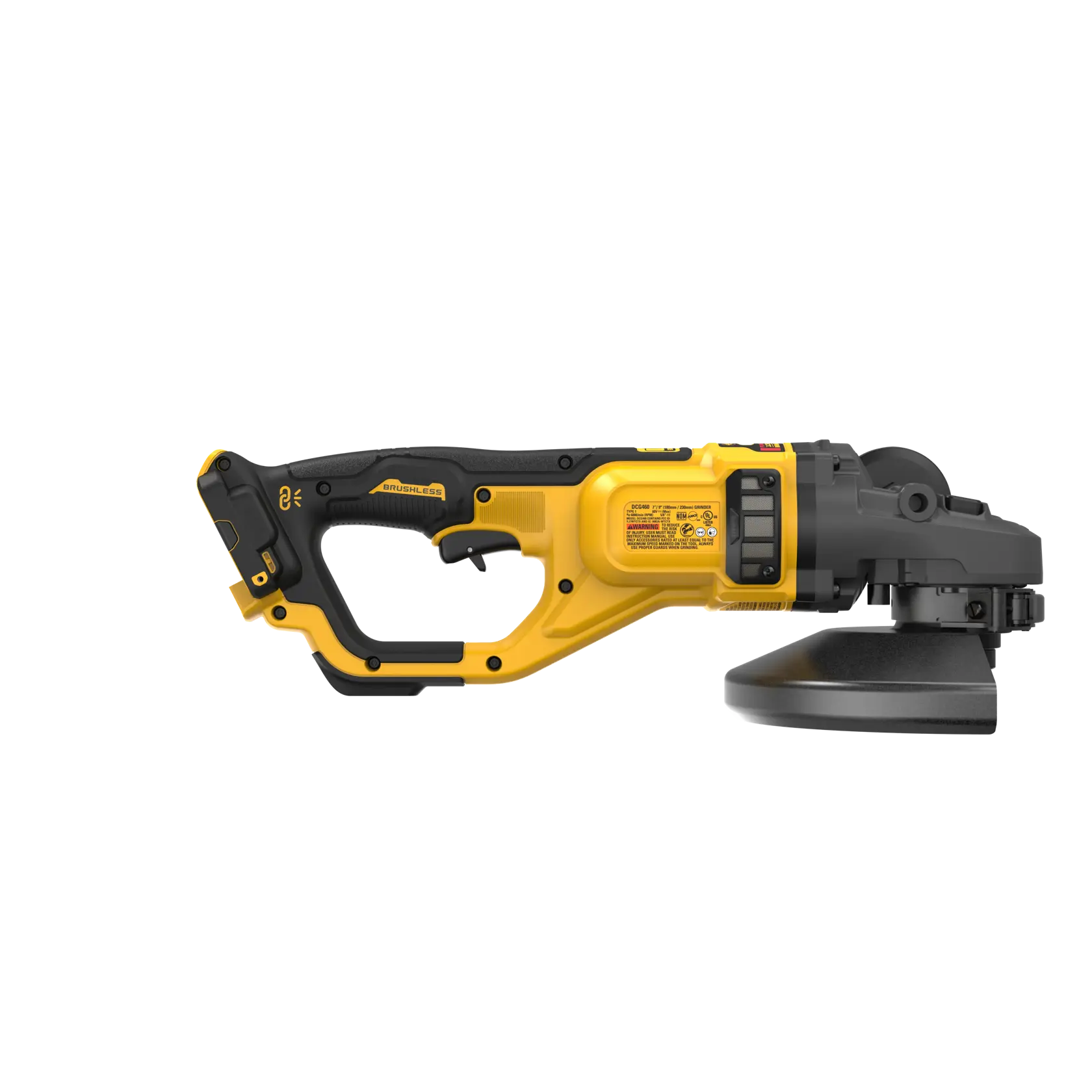 DEWALT® FLEXVOLT 60V MAX* 7-in. - 9-in. (178mm - 230mm) Cordless Large Angle Grinder (Tool Only) thumbnail 4