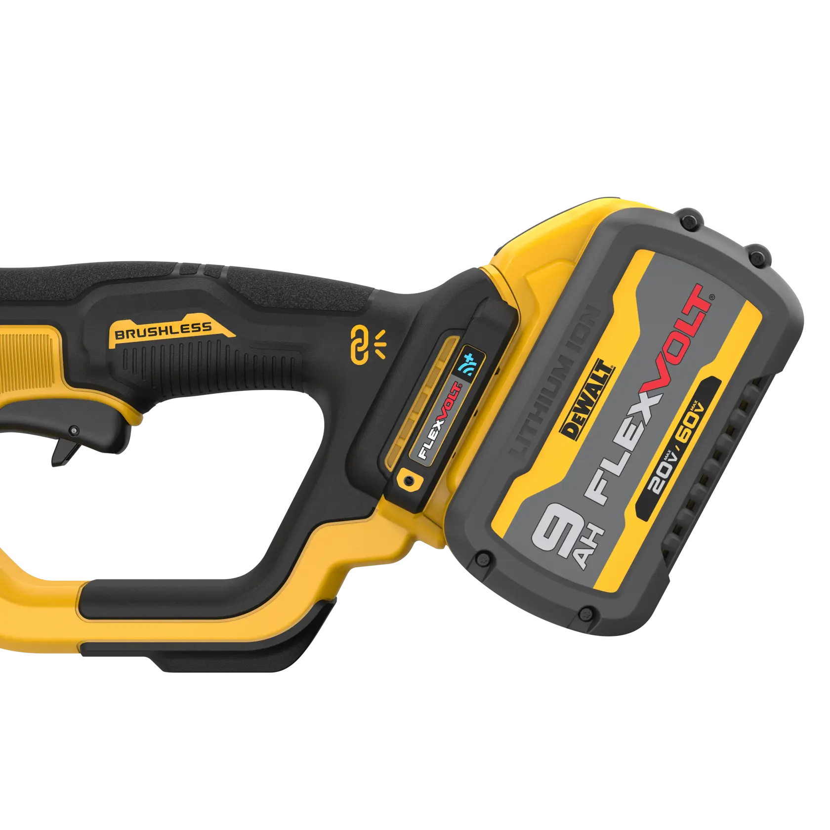 DEWALT® FLEXVOLT 60V MAX* 7-in. - 9-in. (178mm - 230mm) Cordless Large Angle Grinder with (2) 9.0 Ah Batteries and Charger thumbnail 6