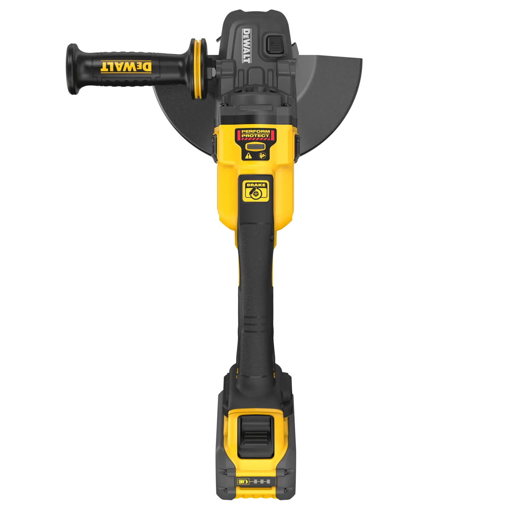 DEWALT® FLEXVOLT 60V MAX* 7-in. - 9-in. (178mm - 230mm) Cordless Large Angle Grinder with (2) 9.0 Ah Batteries and Charger thumbnail 7