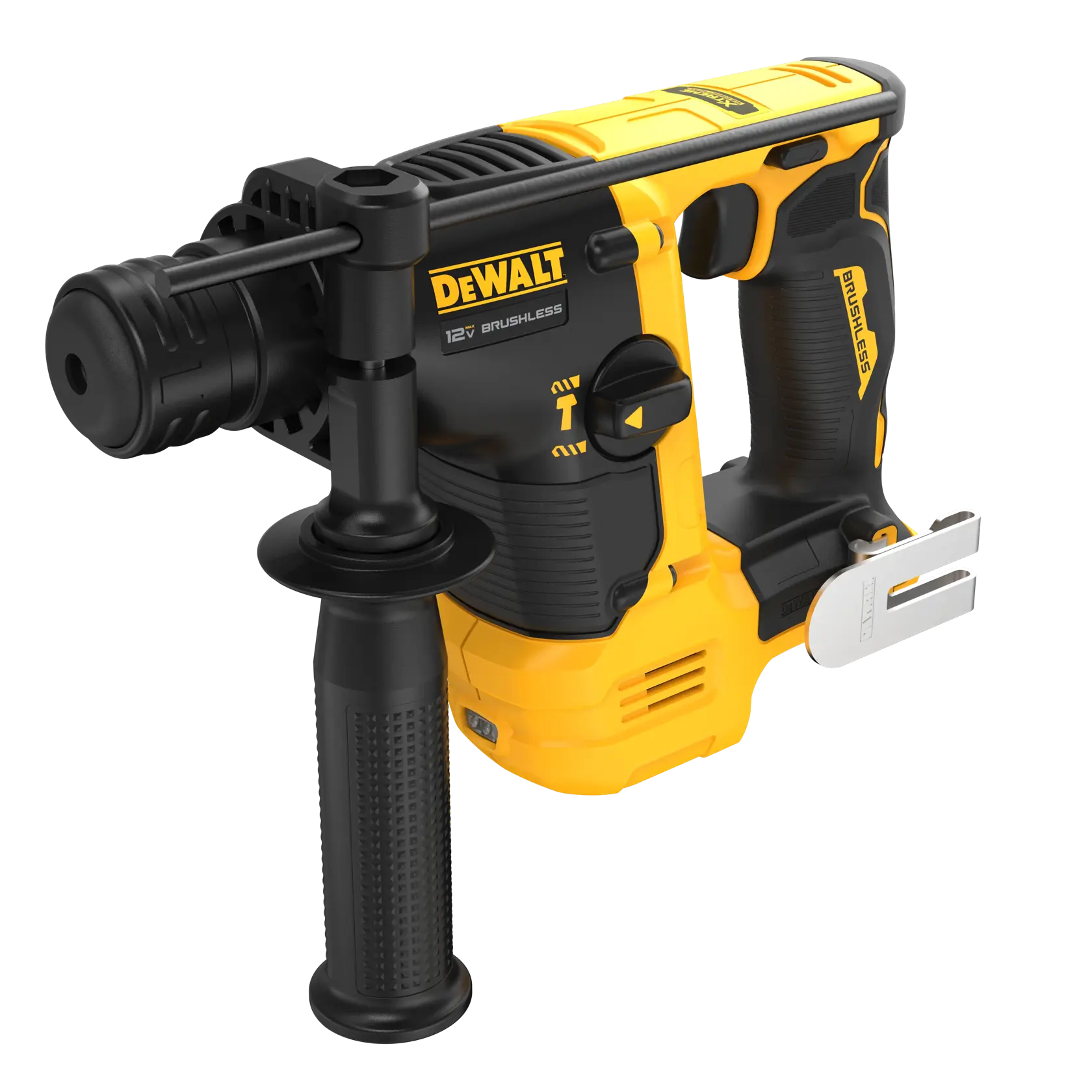 DEWALT 12V MAX* XTREME Cordless Brushless 9/16 in SDS+ Rotary Hammer Drill Kit (1) Lithium Ion Battery with Charger thumbnail 3