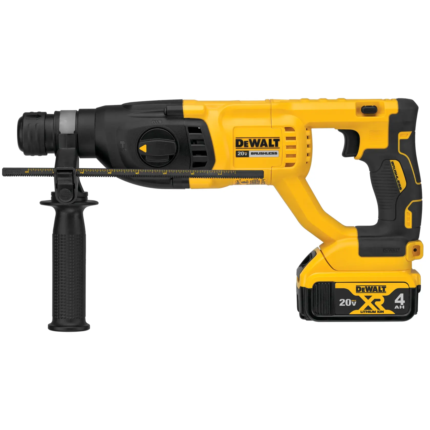 DEWALT® 20V MAX* 1-in. Brushless Cordless SDS PLUS D-Handle Rotary Hammer Kit