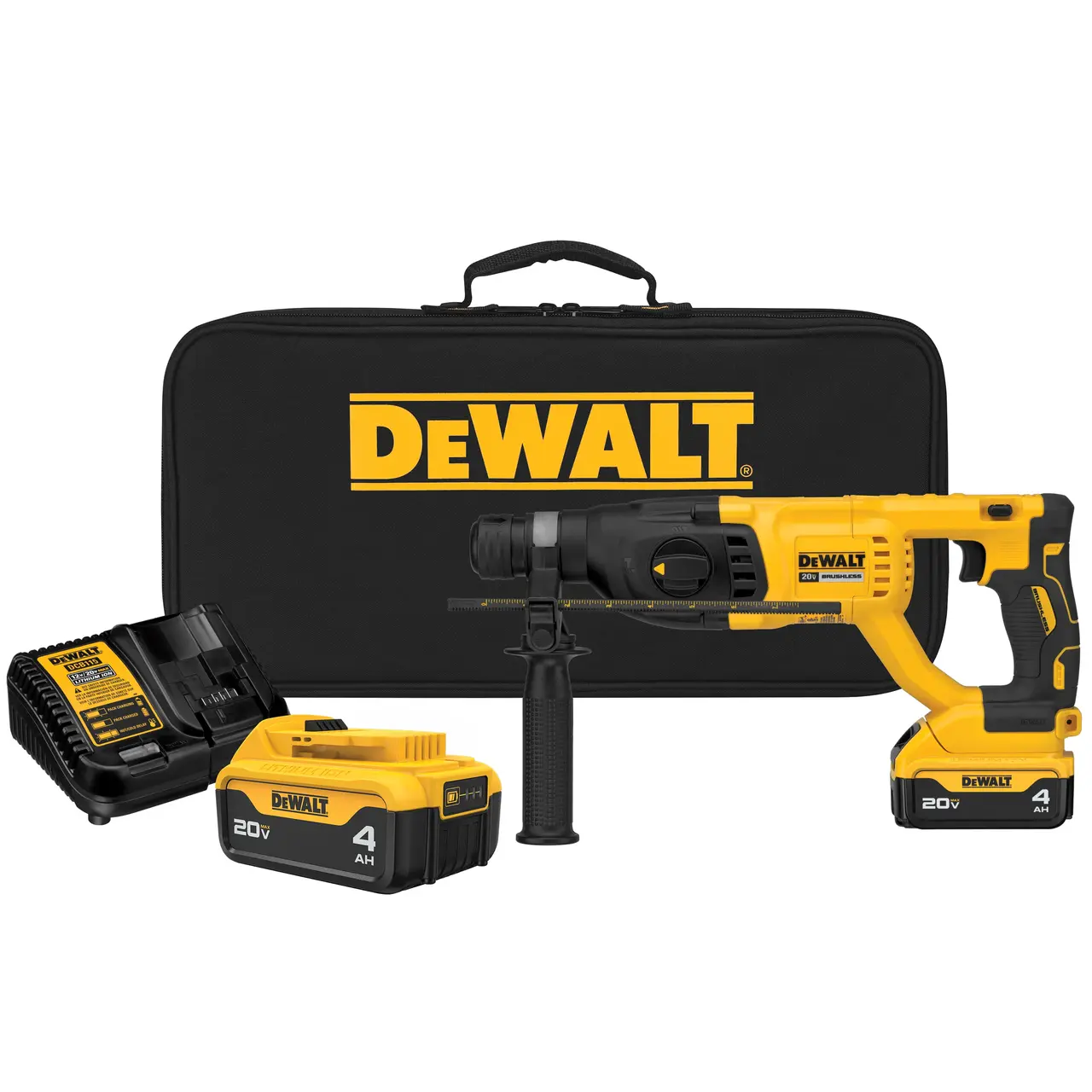 20V MAX 1-in Brushless Cordless SDS PLUS D-Handle Rotary Hammer Kit