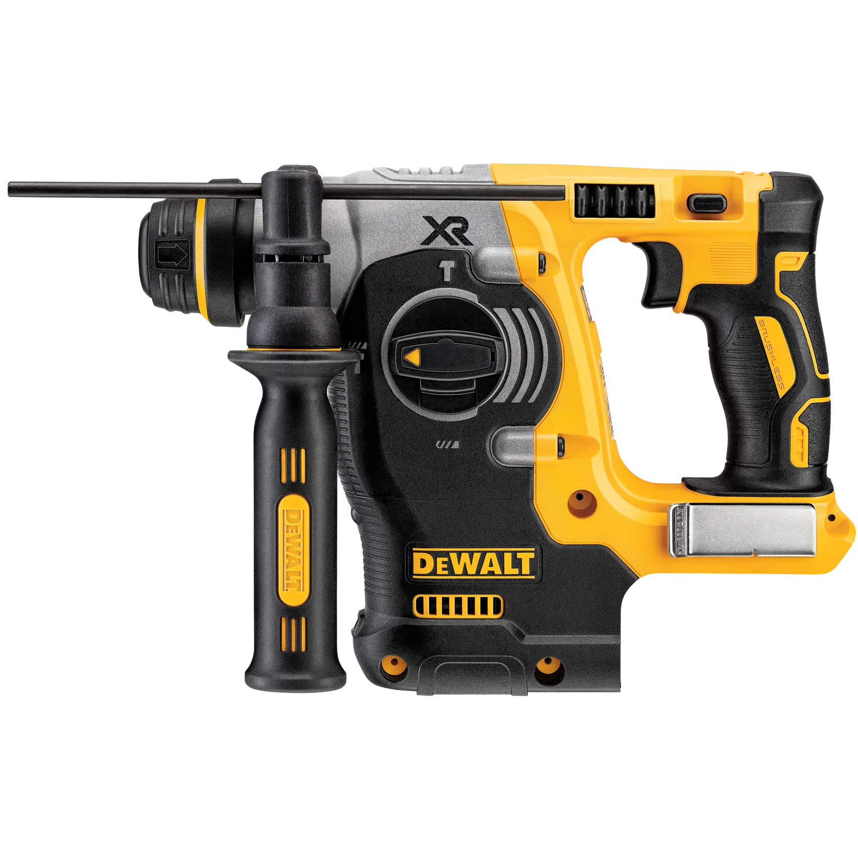 Profile of brushless, cordless SDS PLUS L-shape rotary hammer 