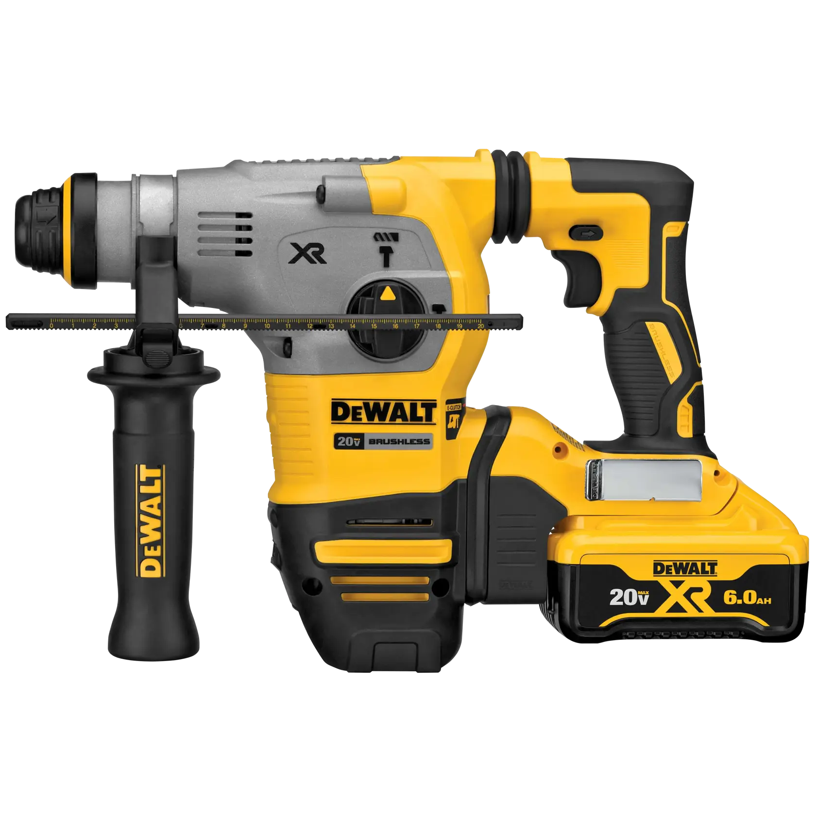 DEWALT 20V MAX* XR® Brushless Cordless 1-1/8 in. SDS PLUS L-Shape Rotary Hammer Kit