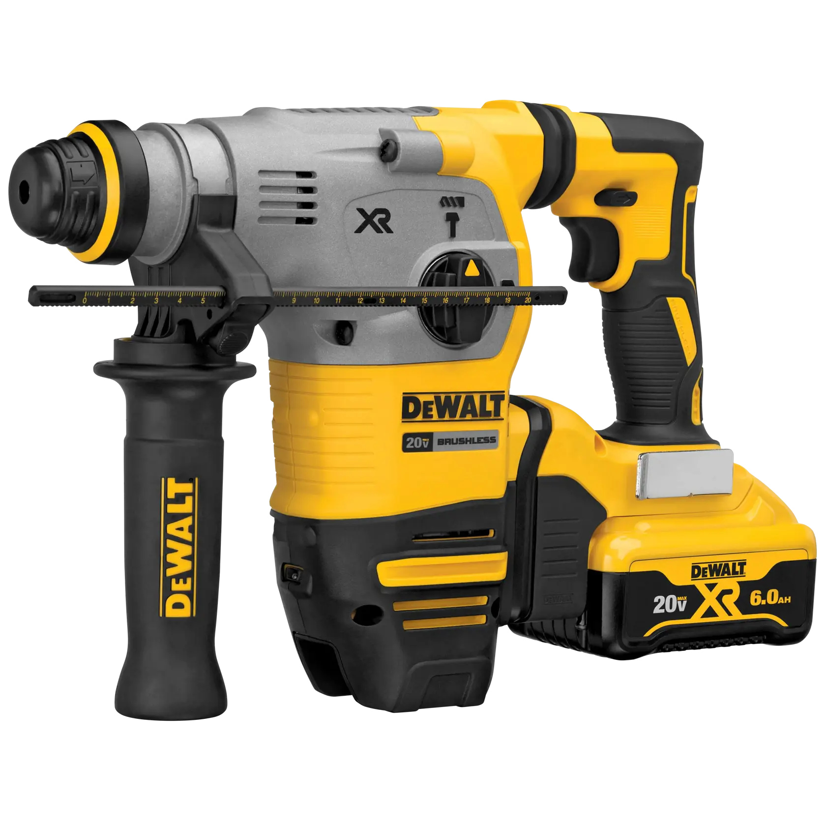 DEWALT 20V MAX* XR® Brushless Cordless 1-1/8 in. SDS PLUS L-Shape Rotary Hammer Kit thumbnail 2