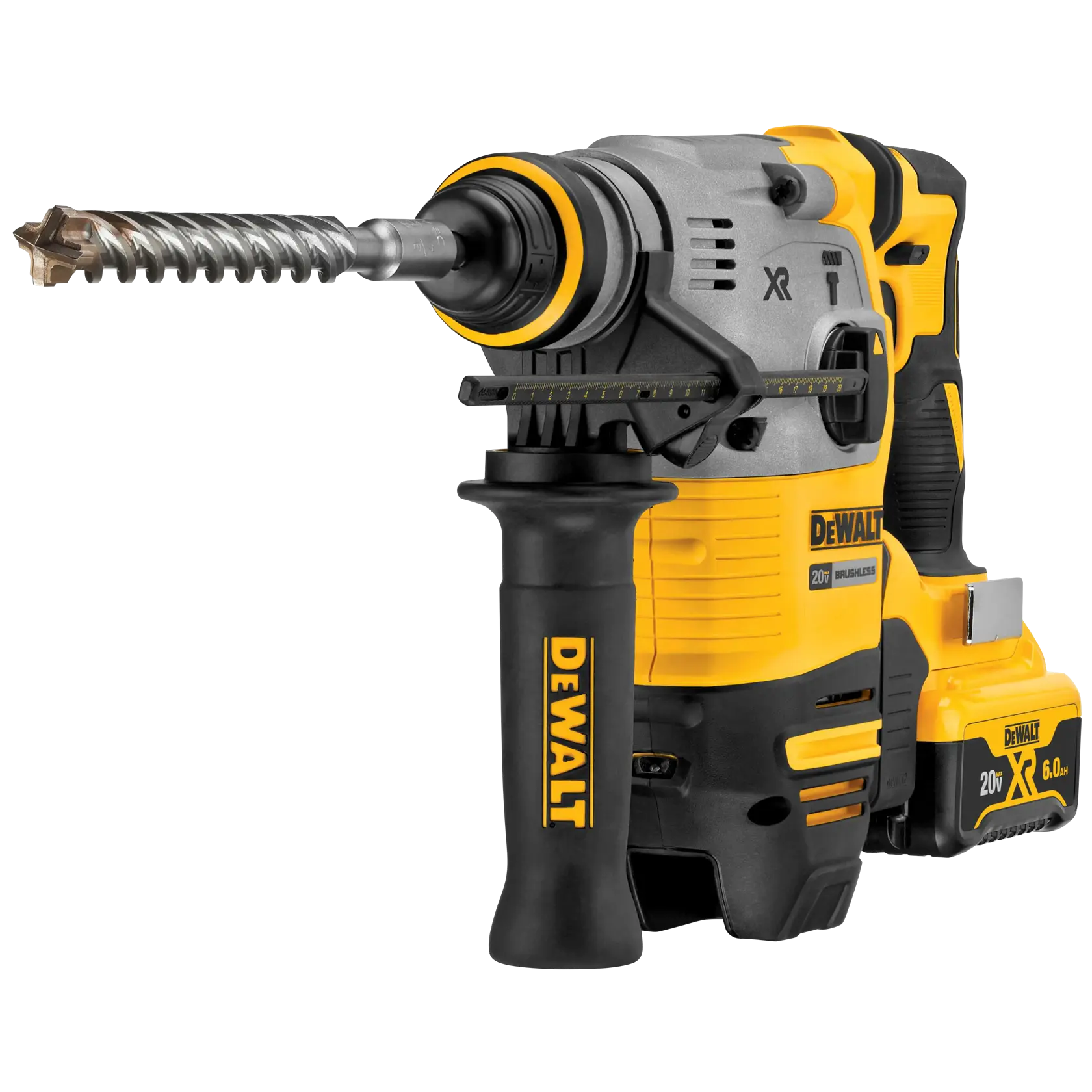 DEWALT 20V MAX* XR® Brushless Cordless 1-1/8 in. SDS PLUS L-Shape Rotary Hammer Kit thumbnail 4