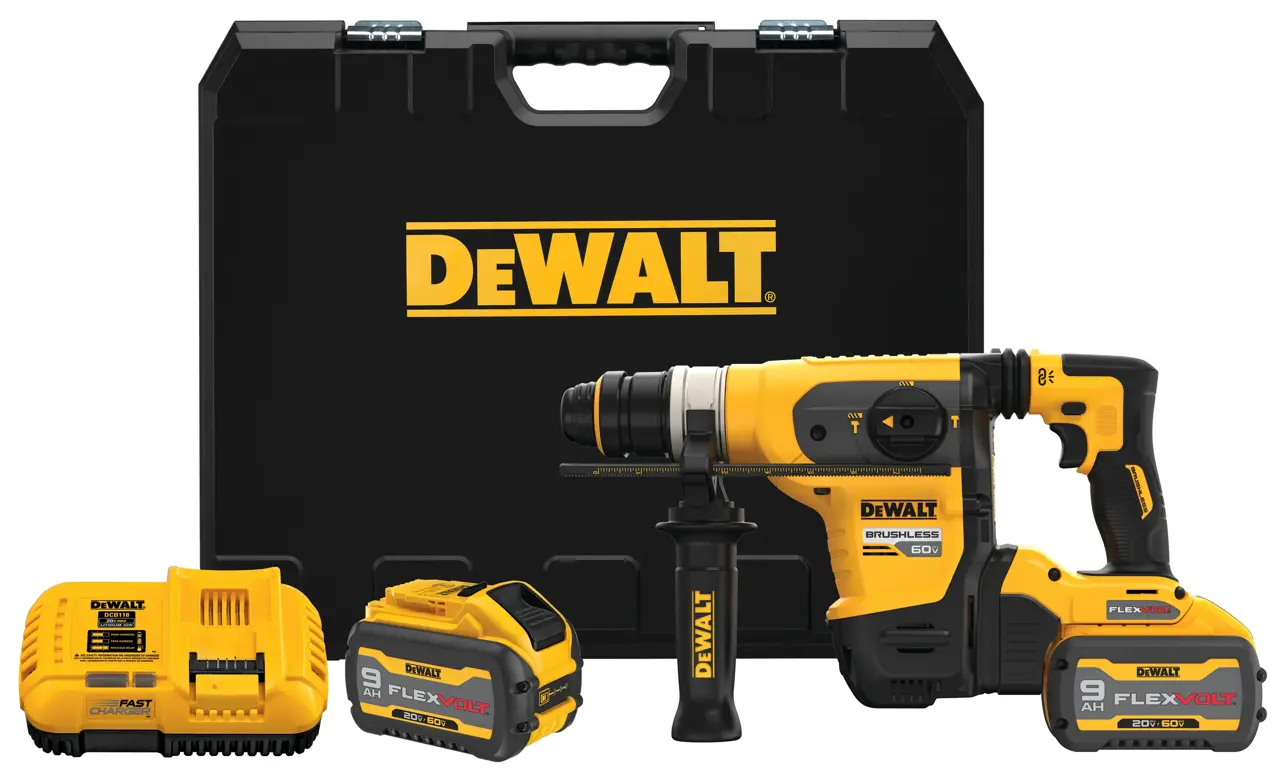 60V MAX 1-1/4-in Brushless Cordless SDS PLUS Rotary Hammer Kit