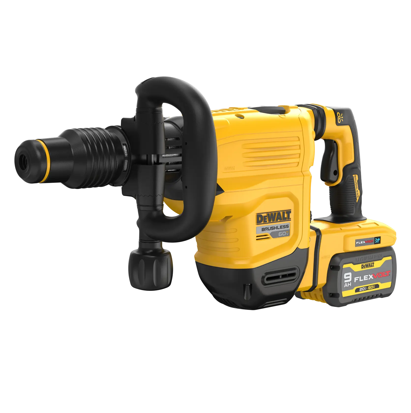 DEWALT® FLEXVOLT 60V MAX* Cordless 15 lb. 3/4-in. (19mm) SDS Max Chipping Hammer with (1) 9.0 Ah Battery and Charger