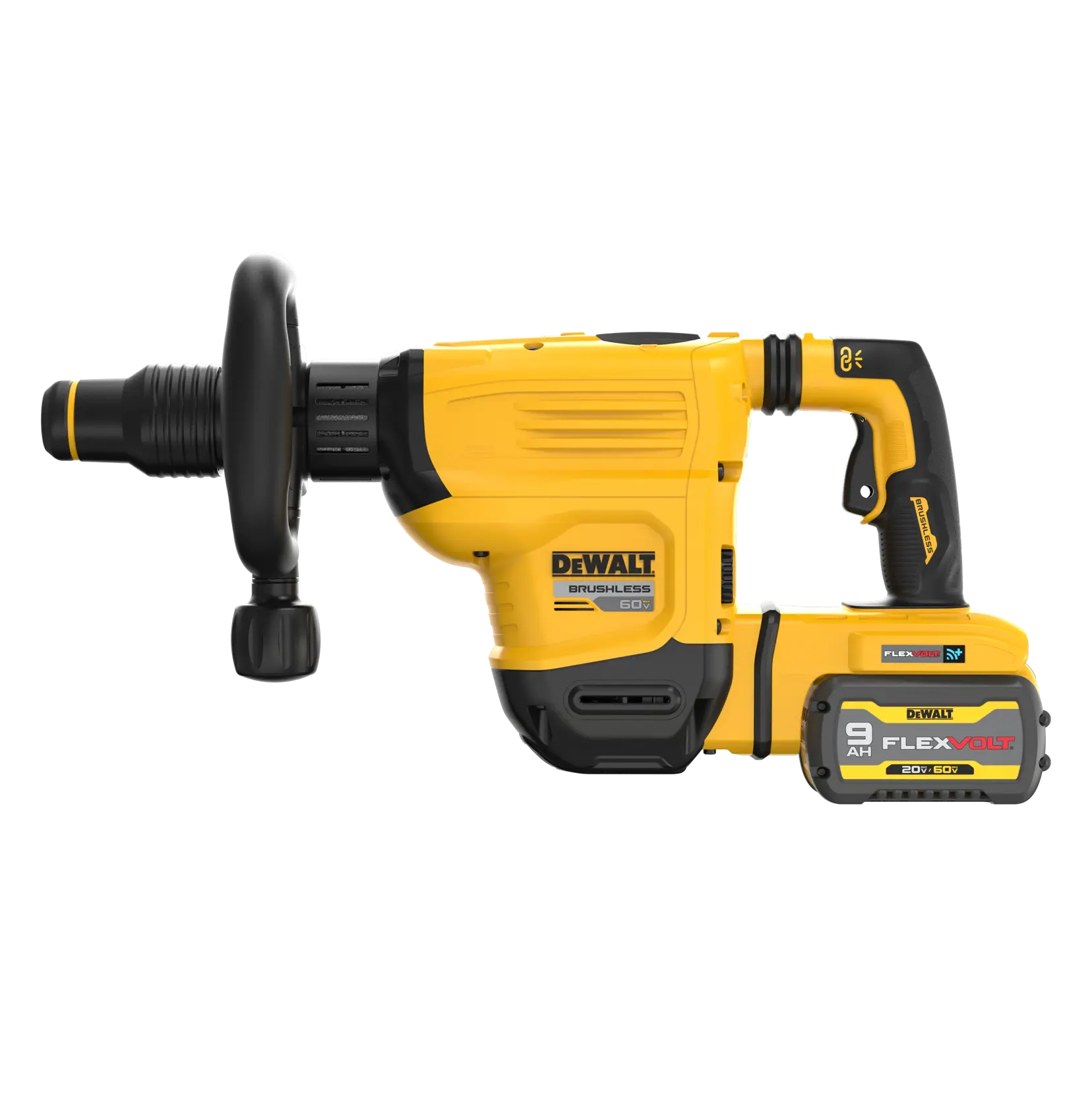 DEWALT® FLEXVOLT 60V MAX* Cordless 15 lb. 3/4-in. (19mm) SDS Max Chipping Hammer with (1) 9.0 Ah Battery and Charger
