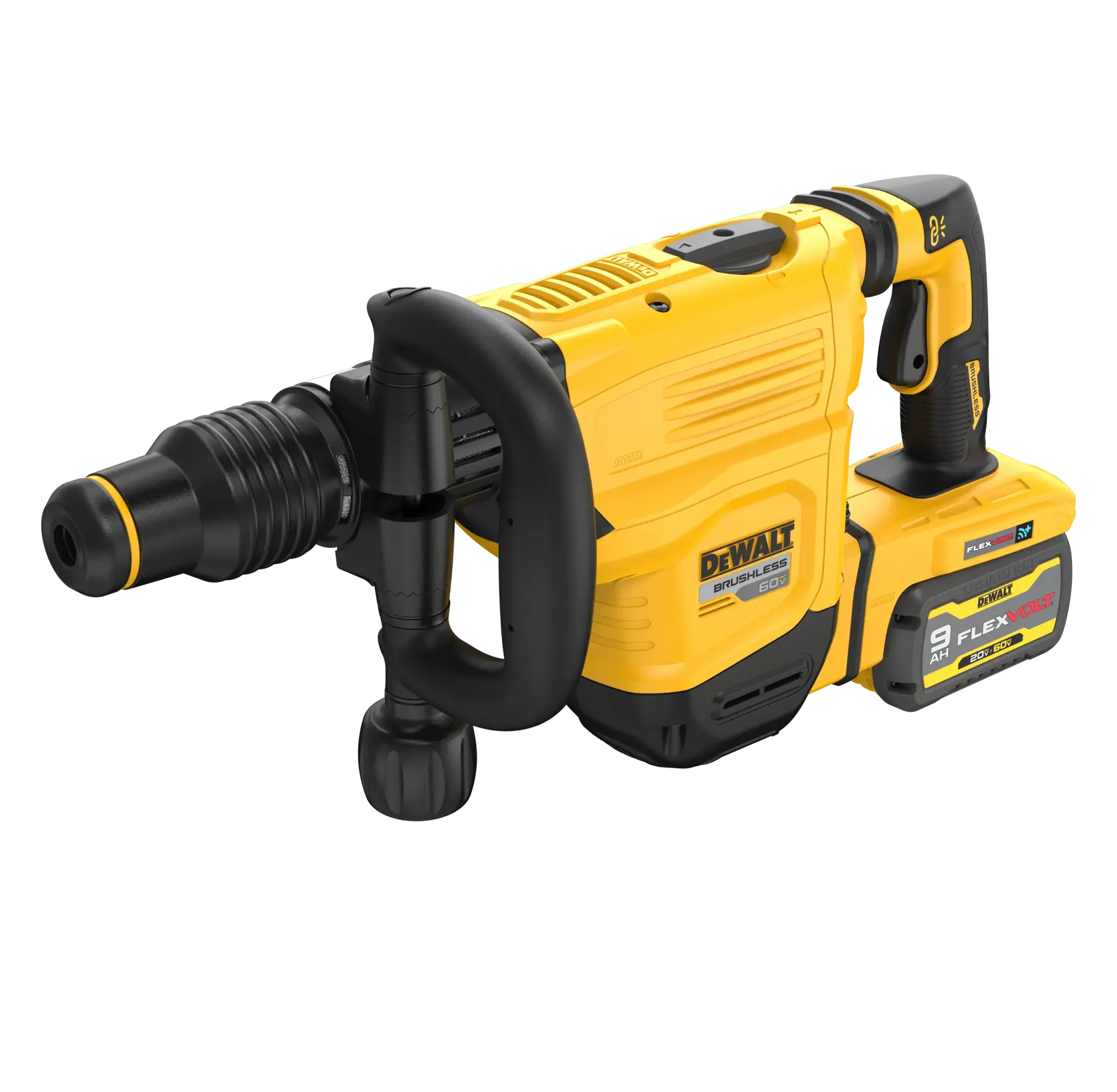 DEWALT® FLEXVOLT 60V MAX* Cordless 15 lb. 3/4-in. (19mm) SDS Max Chipping Hammer with (1) 9.0 Ah Battery and Charger