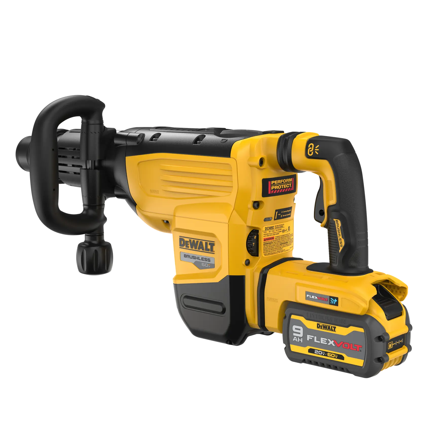 DEWALT® 60V MAX* 22 lb Cordless SDS MAX Chipping Hammer Kit thumbnail 5