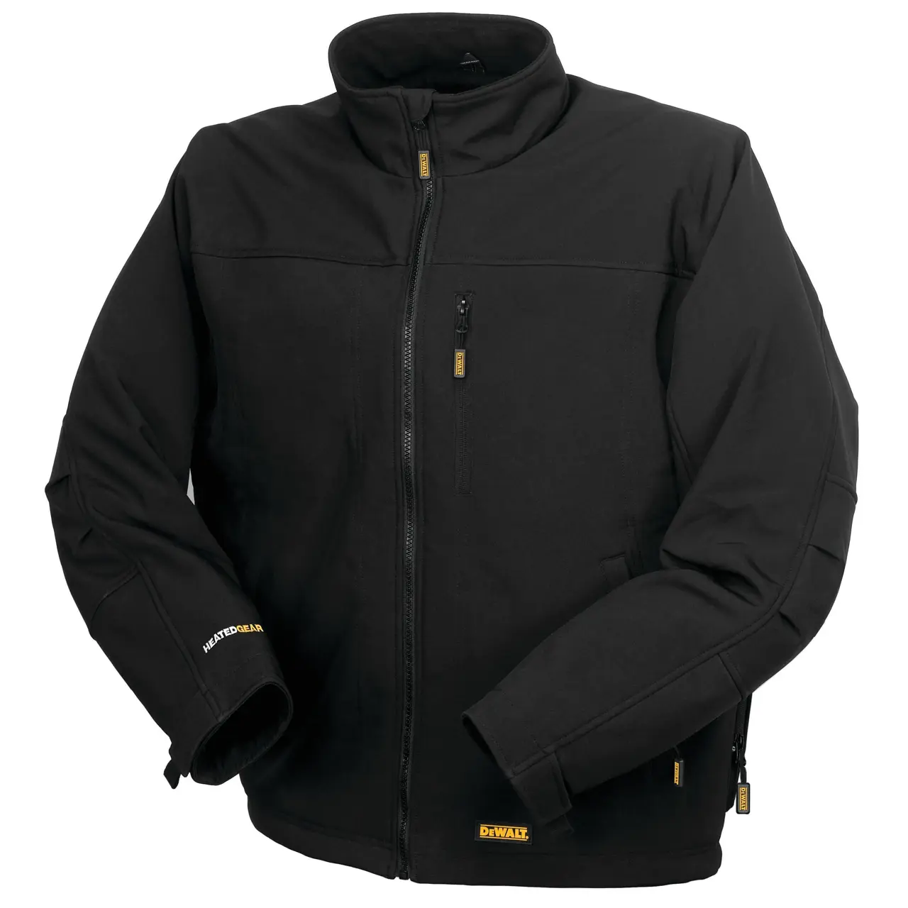 Black Soft Shell Heated Work Jacket (XL)