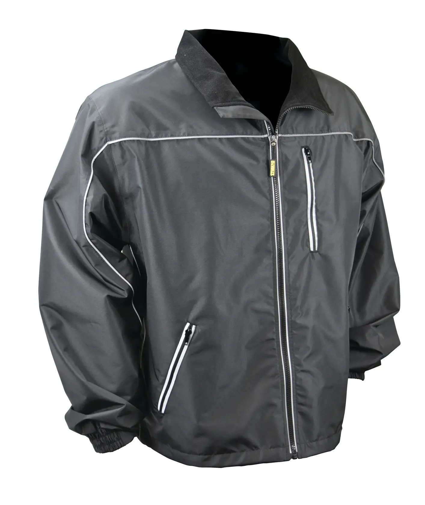 Profile of lightweight poly shell heated work jacket