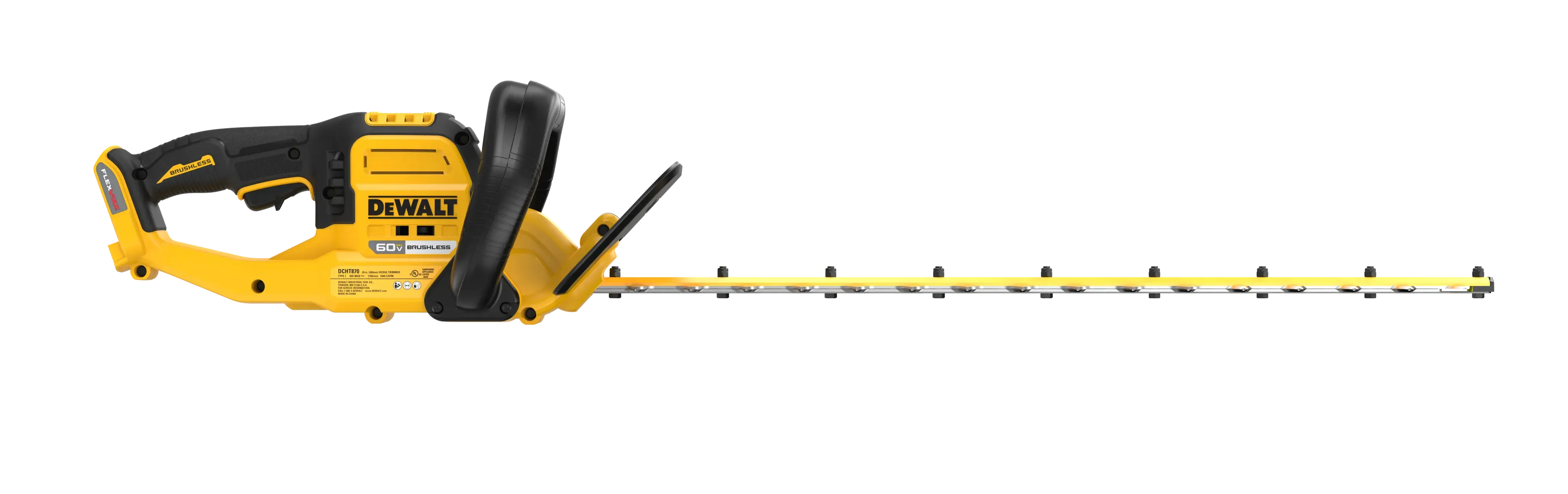 DEWALT® 60V MAX* 26-in. Brushless Cordless Hedge Trimmer (Tool Only) thumbnail 4