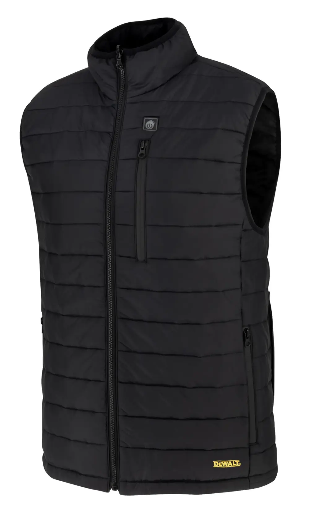 DEWALT® Men's Heated Puffer Vest - Black - Size M - Kitted