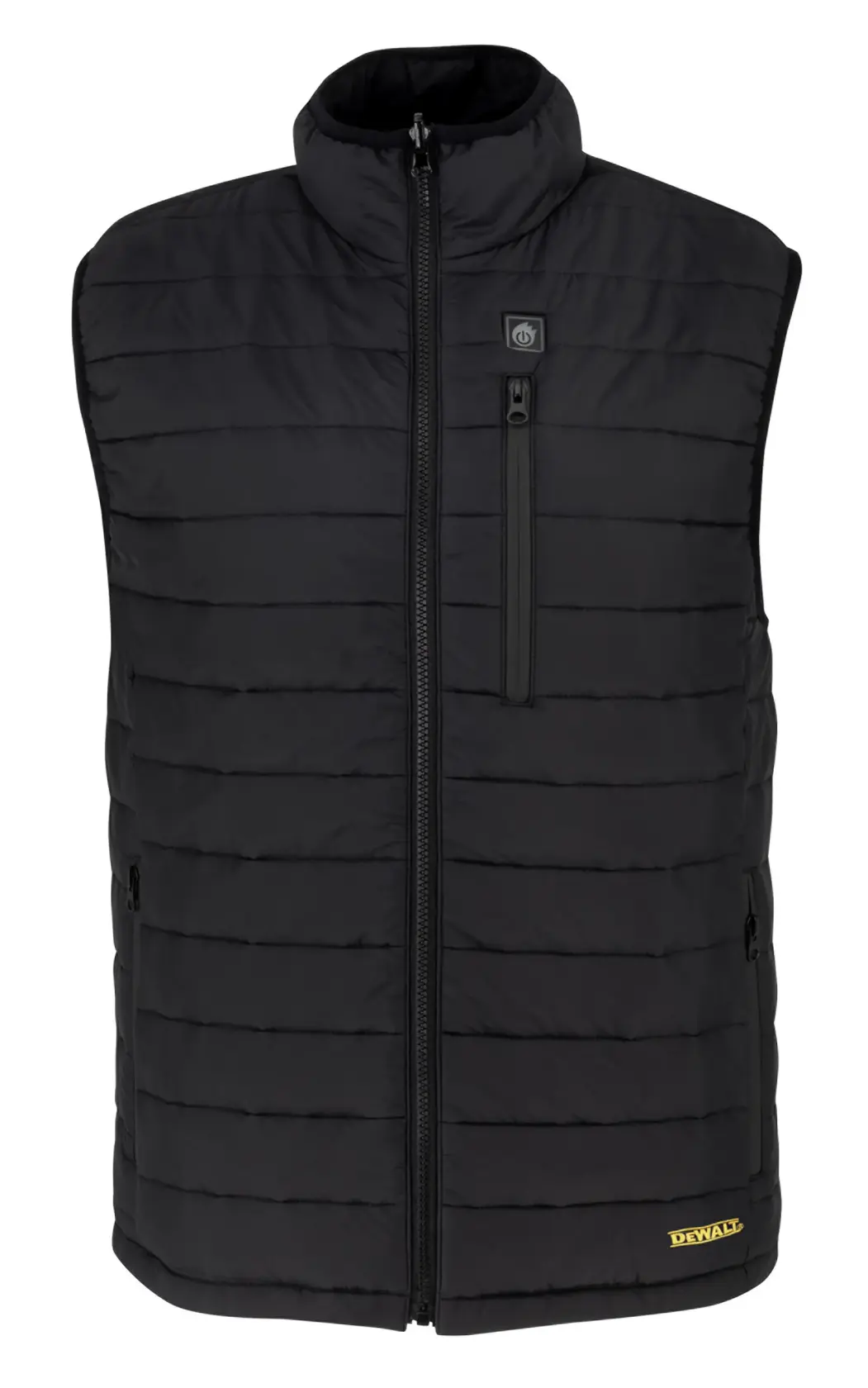 DEWALT® Men's Heated Puffer Vest - Black - Size M - Kitted thumbnail 3
